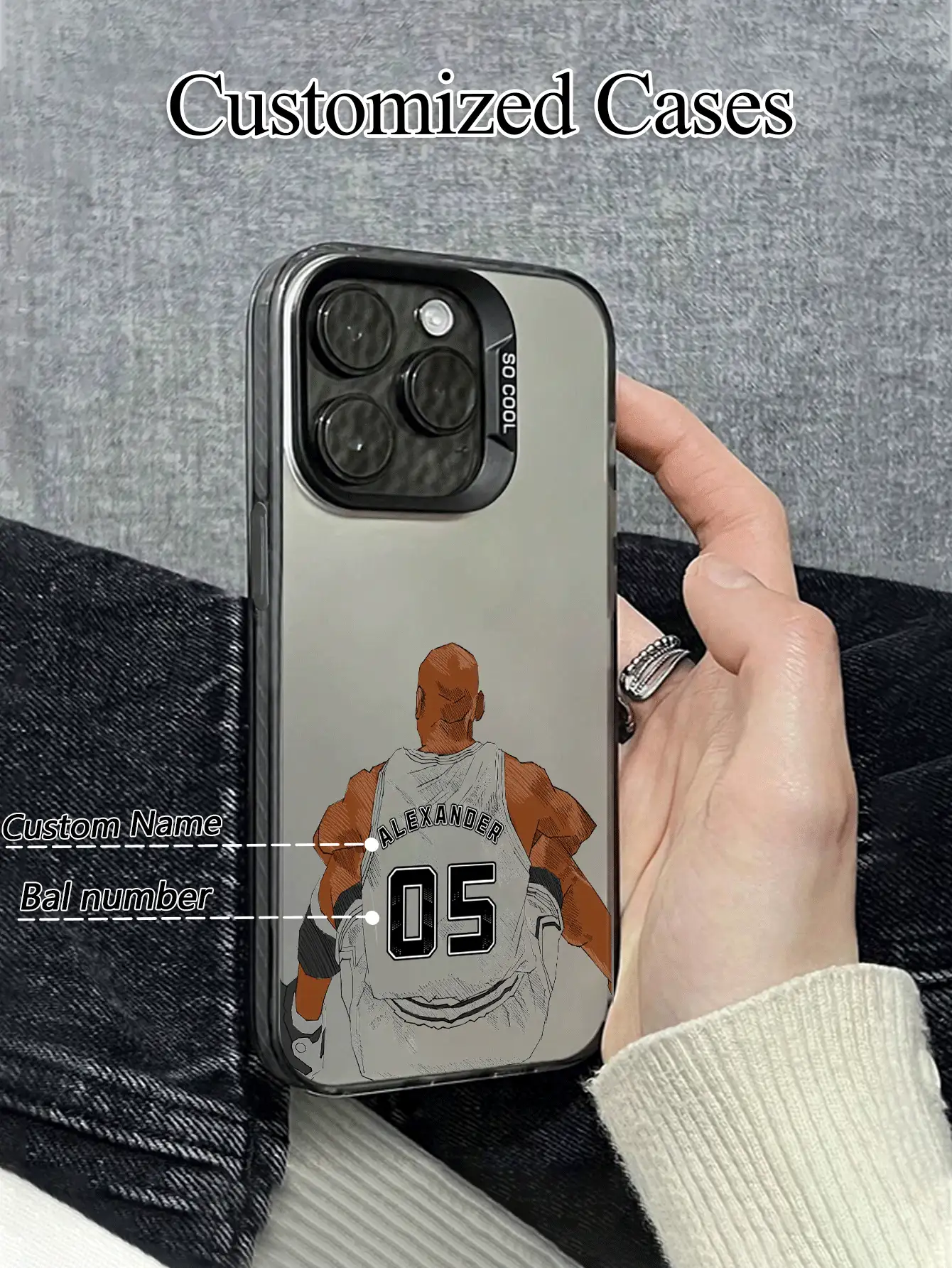 1个可定制DIY手绘篮球图案手机壳,兼容三星S24 Ultra/S25 Ultra和17 Pro Max/16 Pro/15/14 Plus/13 Pro/12 Pro Max/11/7P/XS/XR,硬质PC材质,防刮花,防指纹,个性化礼物,适合个人、伴侣、家人、朋友、情侣、兄弟姐妹,生日、周年纪念日等场合。 - 彩色 - 查看 2