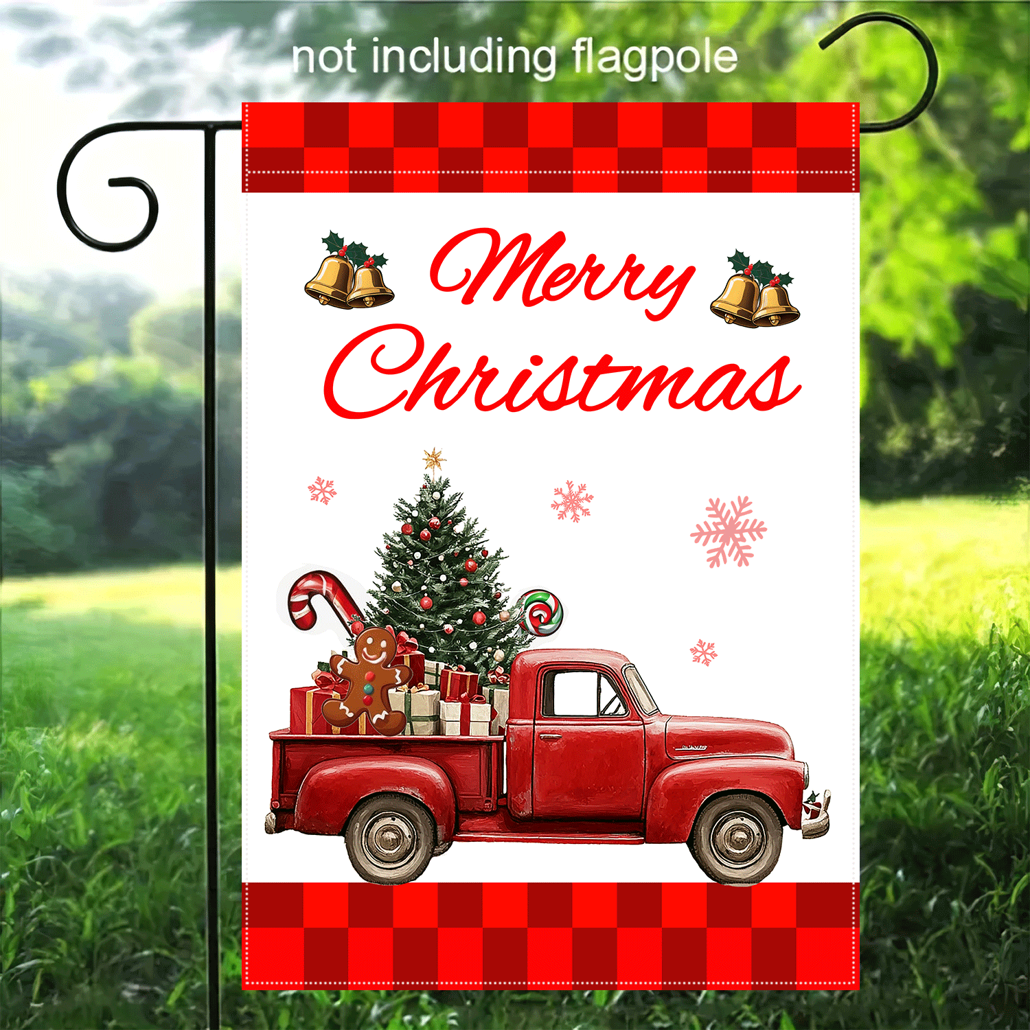 12 件套季节性花园旗帜套装 - 四季皆宜及节日装饰，涤纶材质，非常适合庭院和户外展示 - A - 查看 10