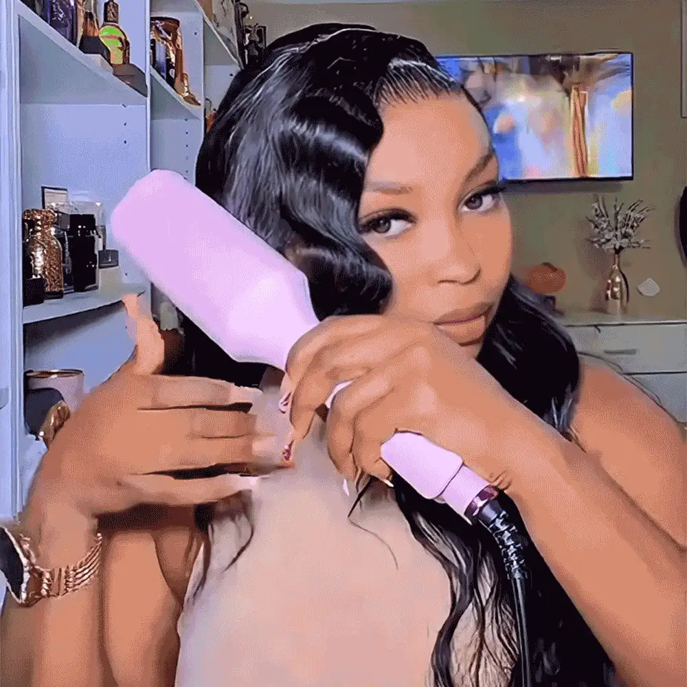 XBJ 32mm Automatic Curling Iron & One-Touch Rotating Curling Wand | Ceramic Barrel With 4 Temp Settings & Fast Heat | Create Salon Waves & Y2K Looks On All Hair Types | 360° Swivel Cord For Travel, Party & Daily Styling | Perfect Christmas Gift For Girlfriend & Wife (Plancha De Pelo For Women) - Xem 2