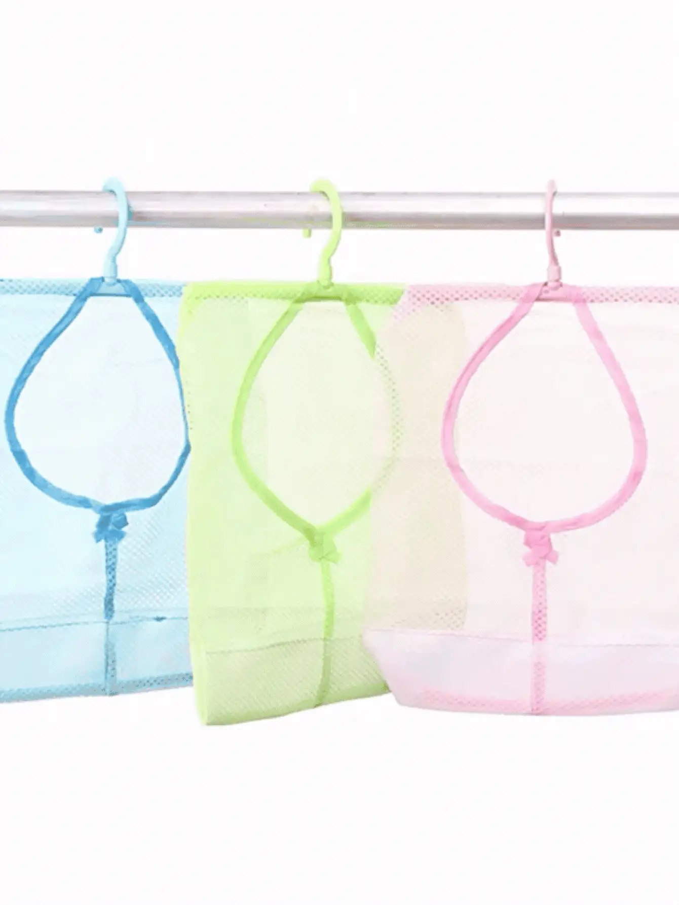 Portable Shower Caddy - Transparent Mesh Shower Caddy, Toiletry Bag, Makeup Bag, Tote Basket, Durable Clear Bag, Toiletry Bag, Makeup Bag, Portable Shower Caddy - Transparent Mesh Shower Caddy, Tote Basket, Suitable For Dorm, Bathroom, Gym, Camping, Quick-Dry Shower Bag, Travel Essentials, Vacation, Summer, Back To School, School Toiletry Bag, Travel Waterproof Toiletry Bag - Multicolor - View 3