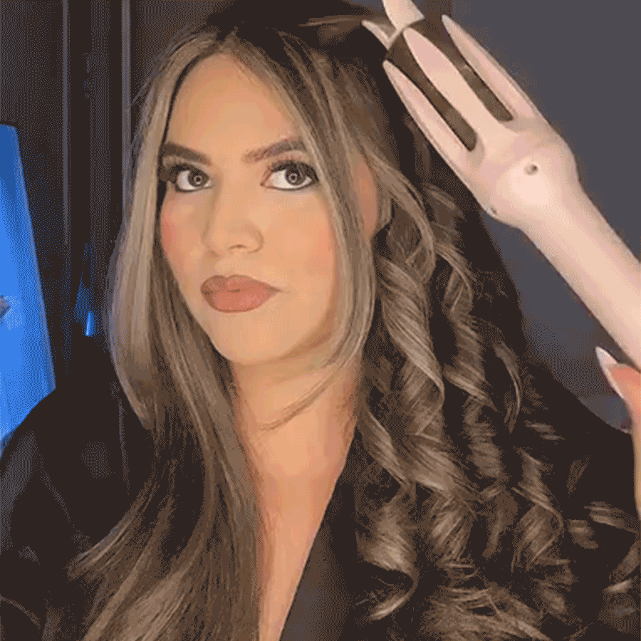 XBJ Curling Iron, 32mm Hair Curler, With Constant Temperature, Long-Lasting Styling Effect Hair Tools Heat, And It Won't Damage The Hair. It Also Prevents Scalding. It Is Suitable For Both Home And Travel Use And Can Create A Variety Of Hairstyles. Cruise Essentials Travel Essentials  Hair Care Hair Stuff.It Is A Fully Automatic Hair Curler. - 查看 2