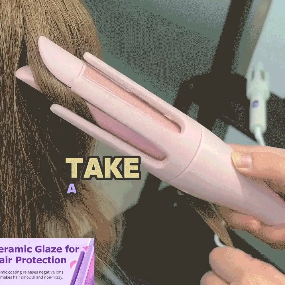 XBJ 32mm 2-In-1 Curling Iron & Straightener – Auto Curler To Create Waves, Curls & Sleek Styles. 4 Temp Settings With Fast Ceramic Coating. A Must-Have Hair Tools & Plancha De Pelo, The Ultimate Christmas Gift For Her. - Xem 2