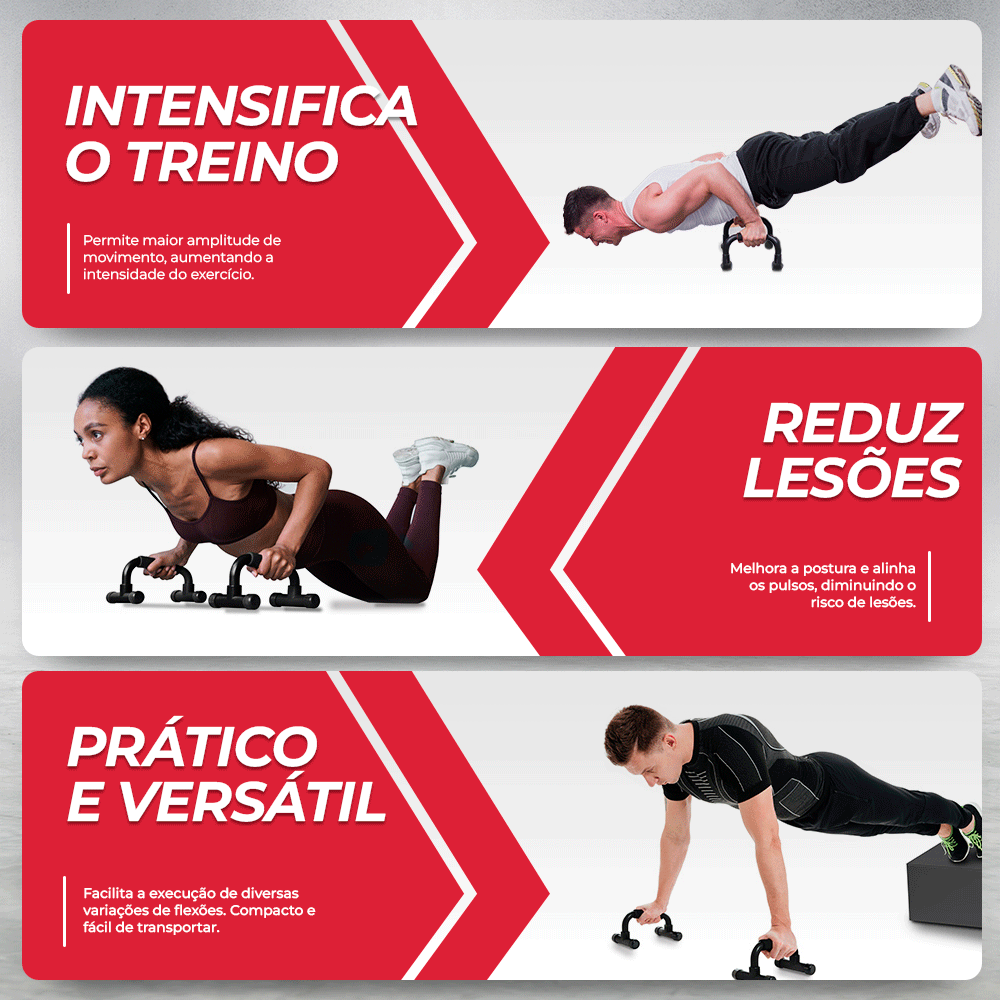 Support For Push-Ups, Fixed Bar Support, Weight Training, Sports - màu đen - Xem 5