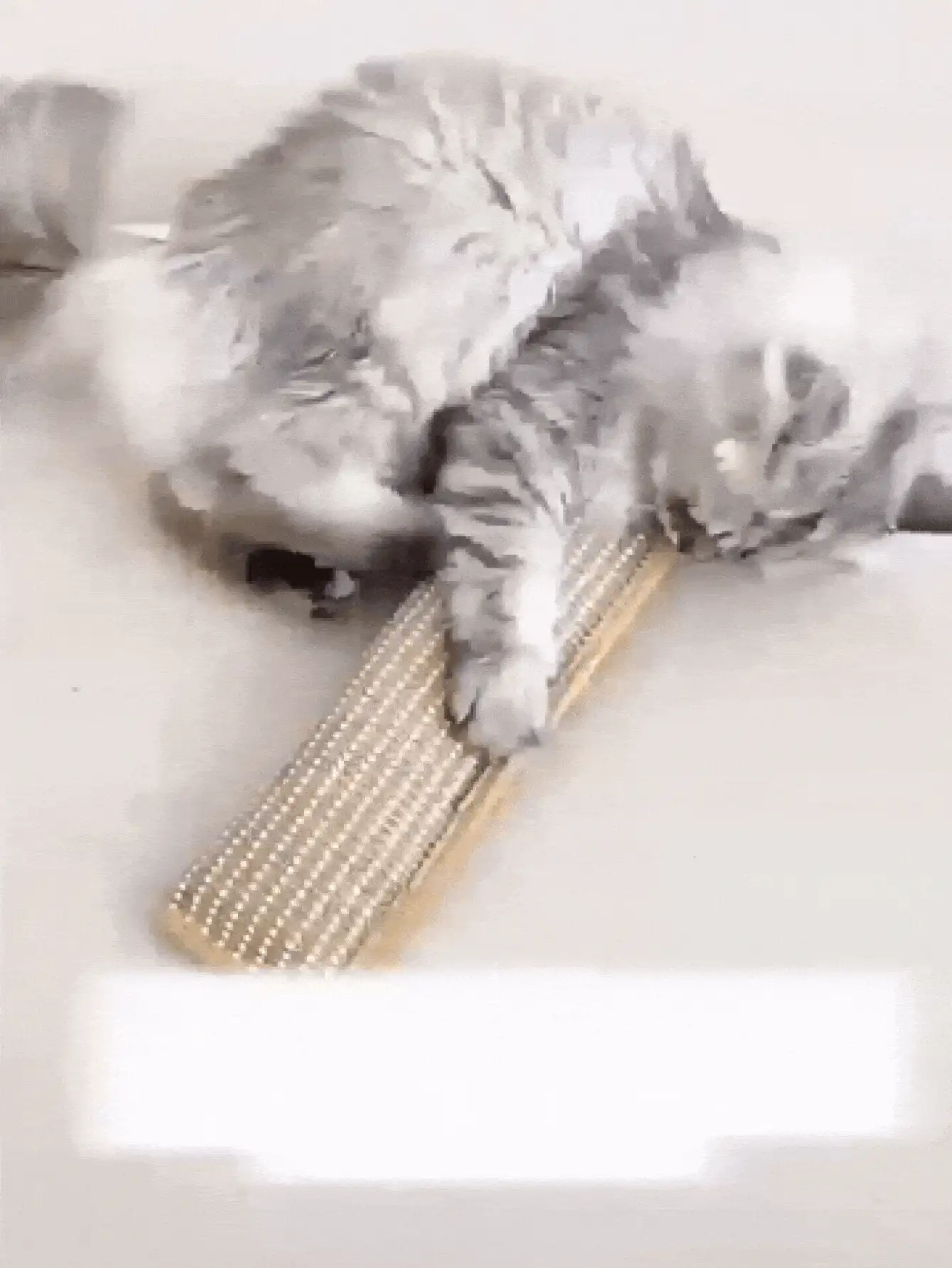 Almohadilla rascadora para gatos, juguete para gatos para juego independiente e interacción, adecuado para gatitos y gatos adultos de interior, diseño divertido, los mejores suministros para mascotas felinas - Amarillo - Ver 3