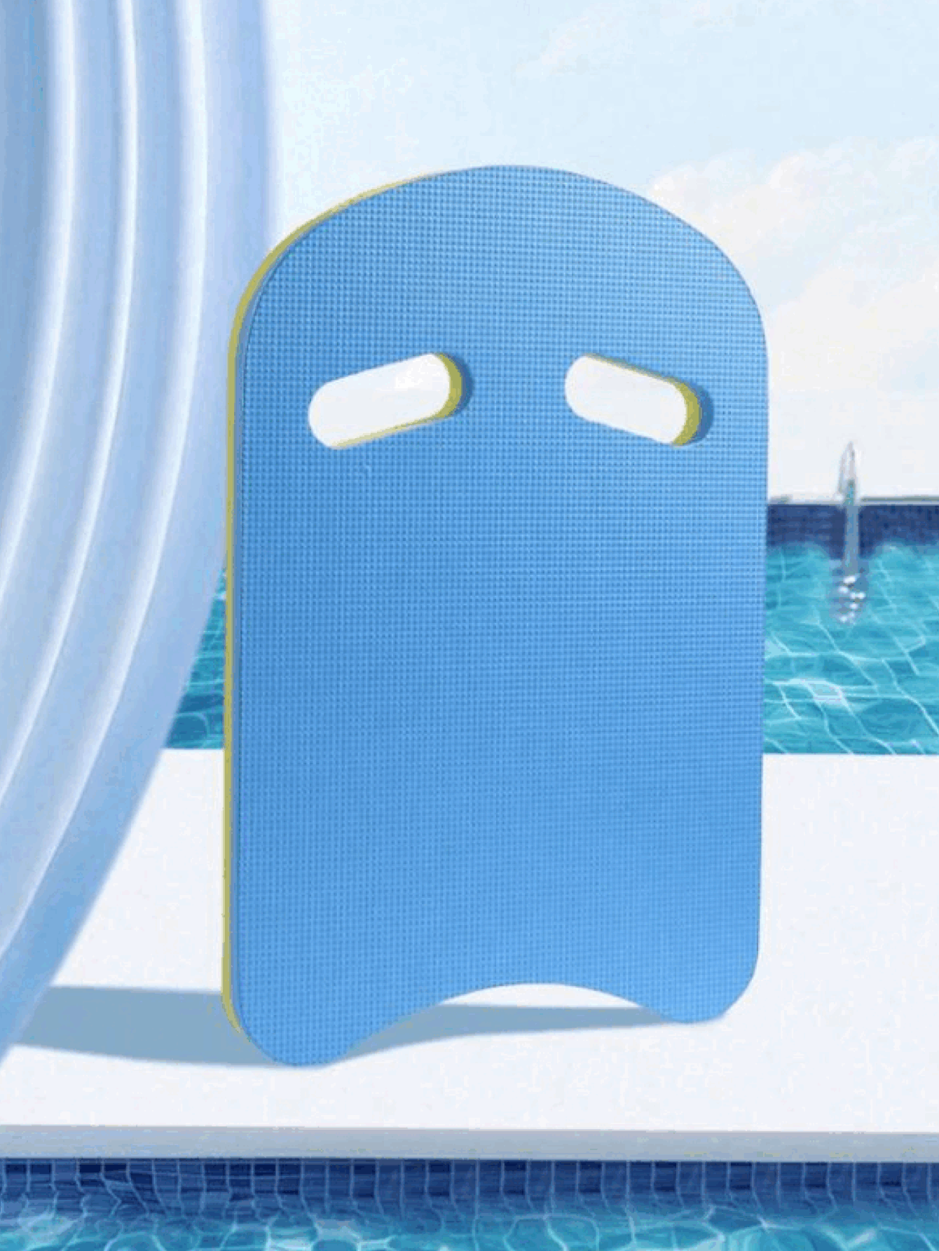 Tabla de patada para entrenamiento de natación, tabla de patada en forma de U universal de espuma EVA con agarraderas, ayuda de aprendizaje de natación, adecuada para todos los nadadores para la piscina, fiesta en la piscina, artículos esenciales de playa, accesorios de playa, flotador de piscina - Multicolor - Añade 9