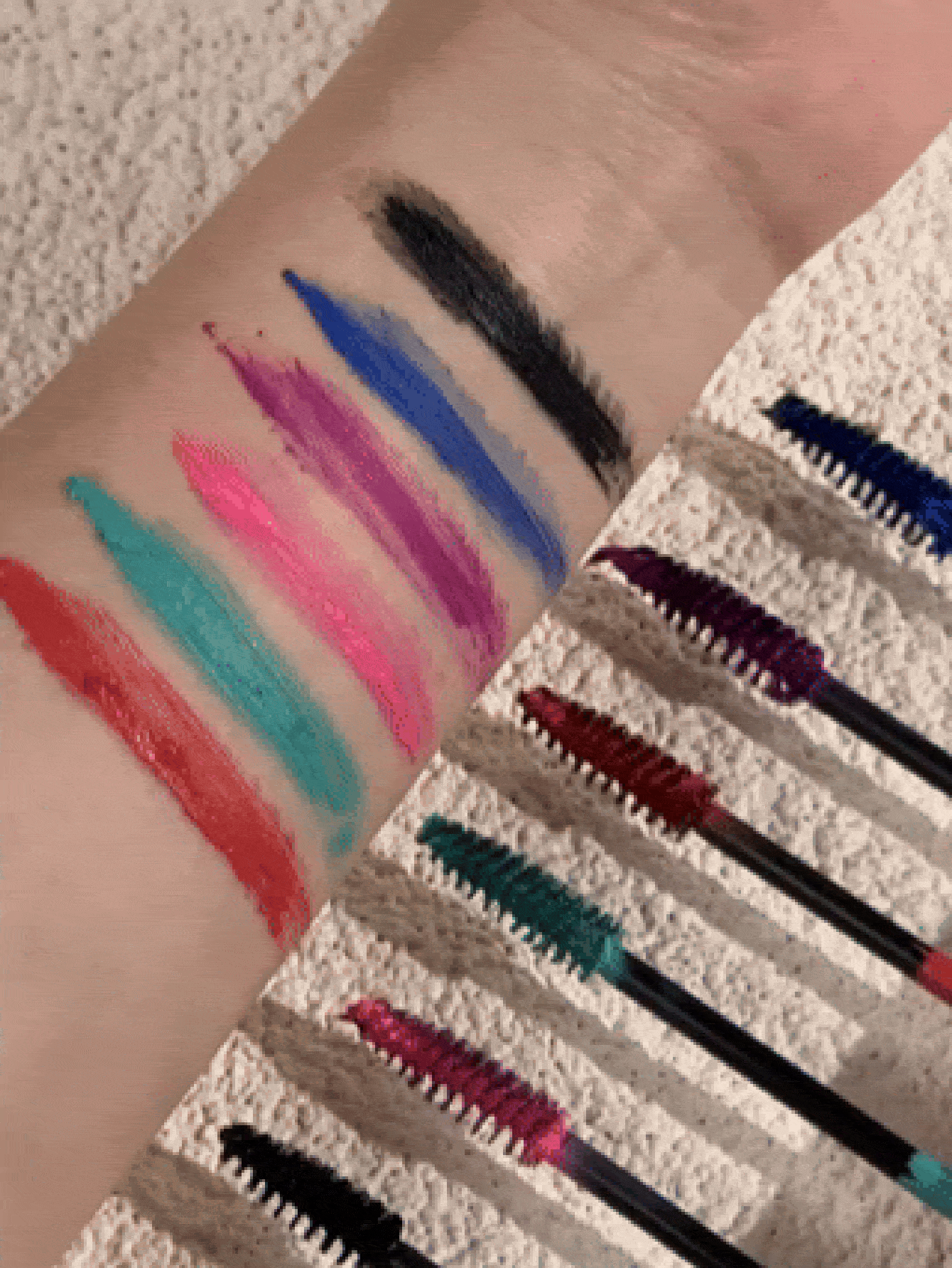 USHAS 二合一睫毛膏套装，浓密纤长，防水防晕染，打造自然妆效，黑色睫毛膏适合日常使用，彩色睫毛膏适合万圣节、派对、音乐节、角色扮演等场合。 - #Purple+Black - 查看 2