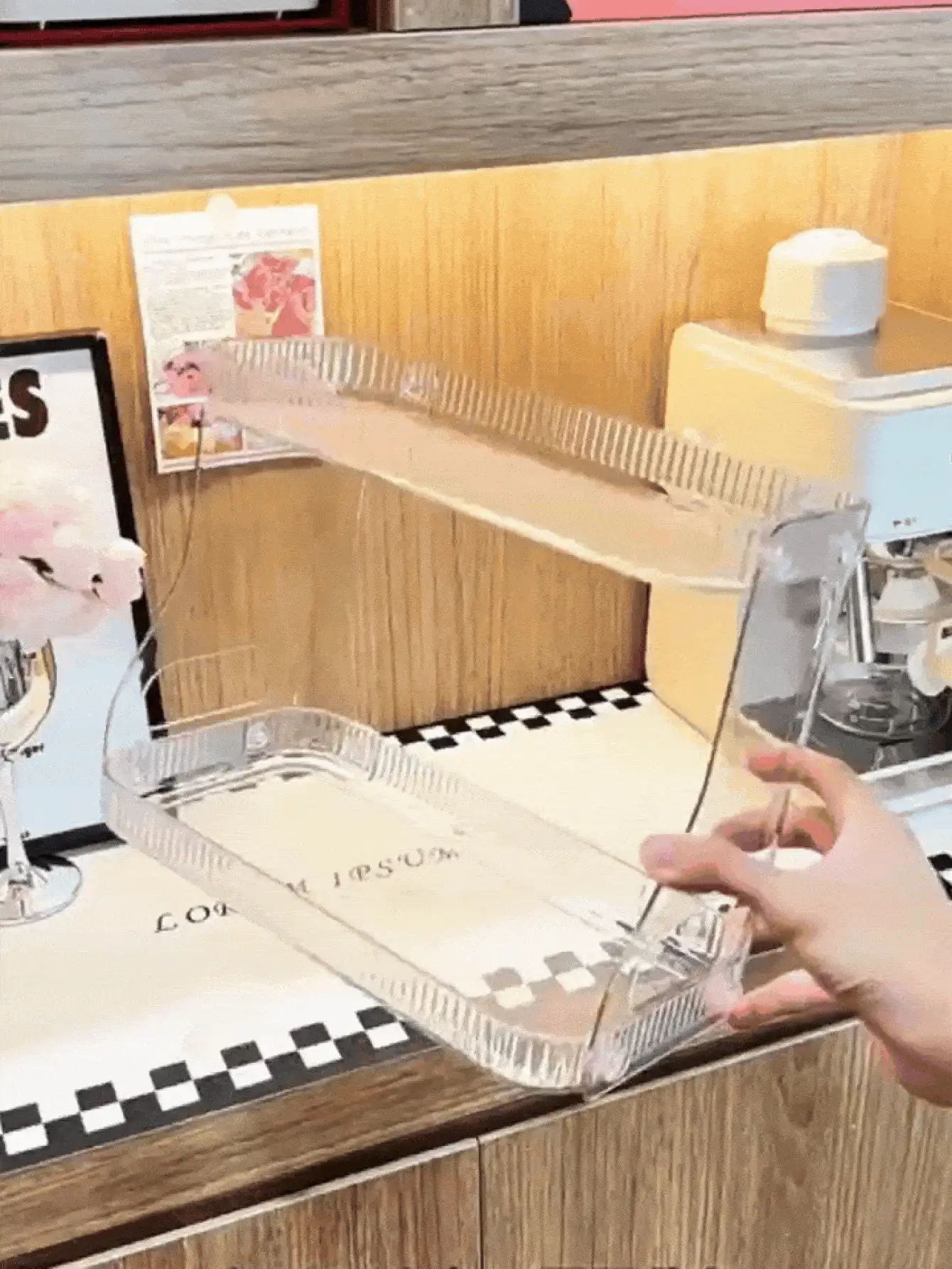 2-Tier Acrylic Vanity Organizer Rack, Waterproof Storage Shelf, Minimalist Transparent Storage Box Suitable For Bedroom, Kitchen, Bathroom, Dorm Room Decor & Essentials - Multicolor - View 3