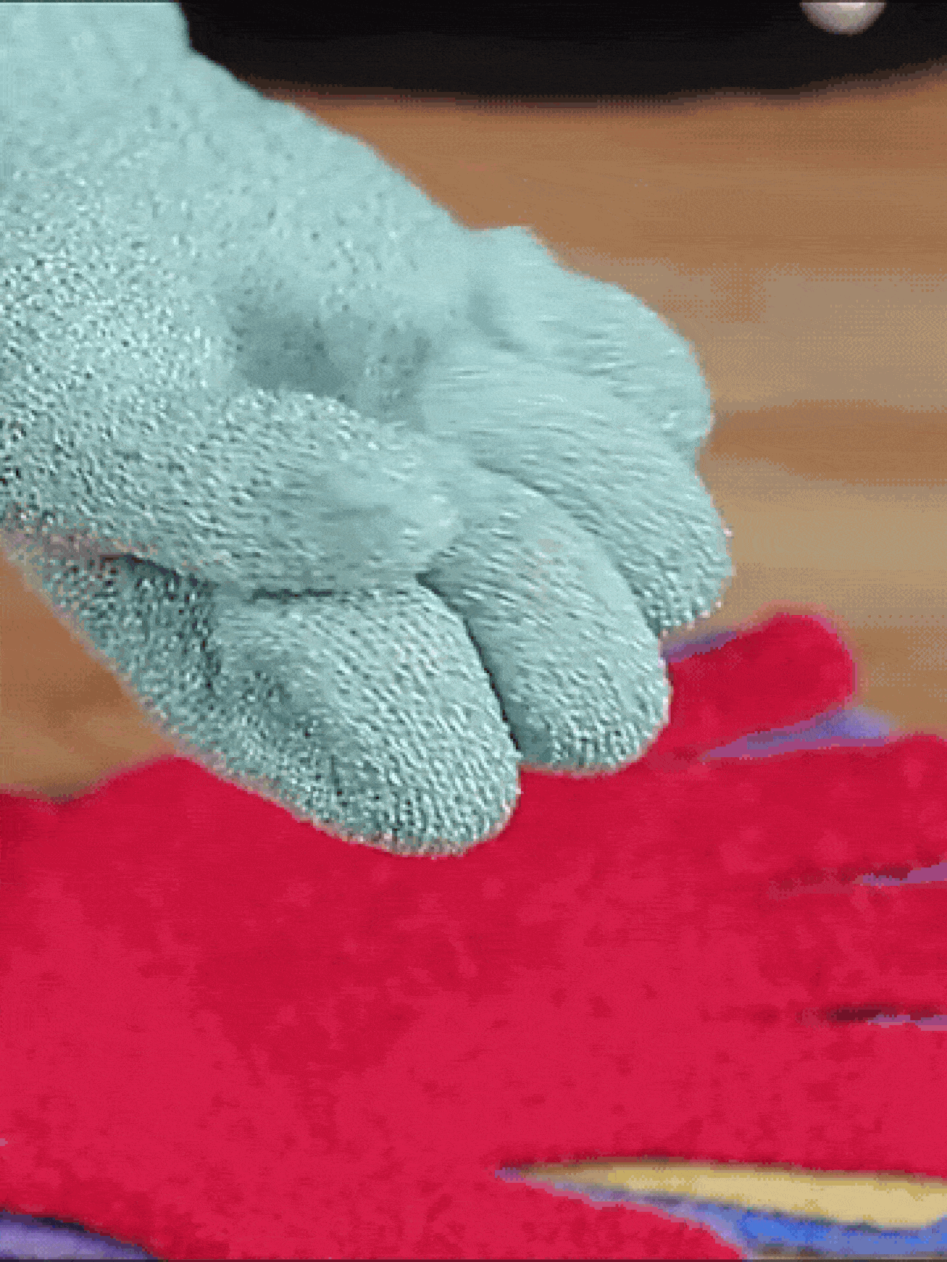 Exfoliating Bath Towel, Double-Sided Scrub Gloves, Reusable Shower Gloves, Towel Gloves For Men And Women, Body Cleaning Tool, Body Scrub Gloves For Bathroom, Shower, Home, Apartment, Bathroom Decor, Travel, Back To School Essentials - Scrubbing - View 2