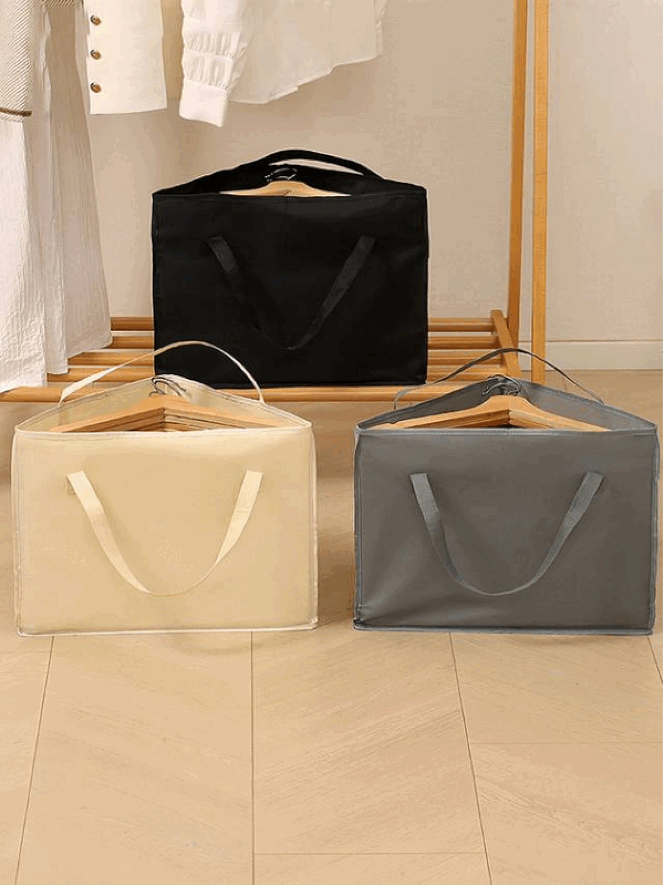 Túi đựng móc treo quần áo di động, túi đựng hình tam giác dung tích lớn, túi đựng móc treo tiết kiệm không gian, hộp đựng đồ bền chắc dành cho nam và nữ, dùng trong tủ quần áo, khu vực giặt ủi và giá phơi đồ, đồ trang trí phòng, đồ dùng cần thiết khi đi du lịch, phụ kiện gia đình. - nhiều màu - Xem 11