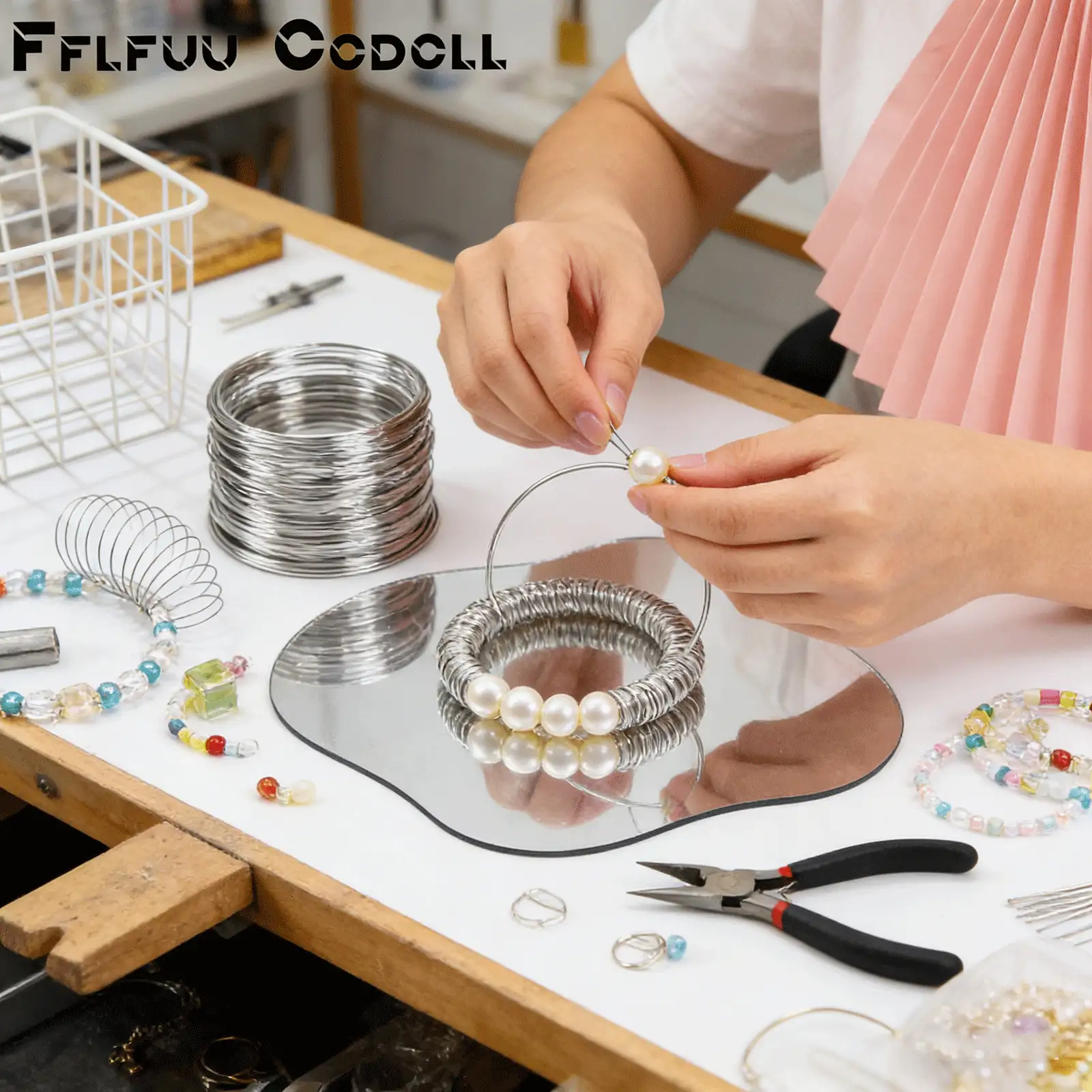 A Roll Of 0.6*60mm Solid Memory Steel Wire, Which Can Be Used As A Core Material For DIYing Various Accessories. - Multicolor - View 8