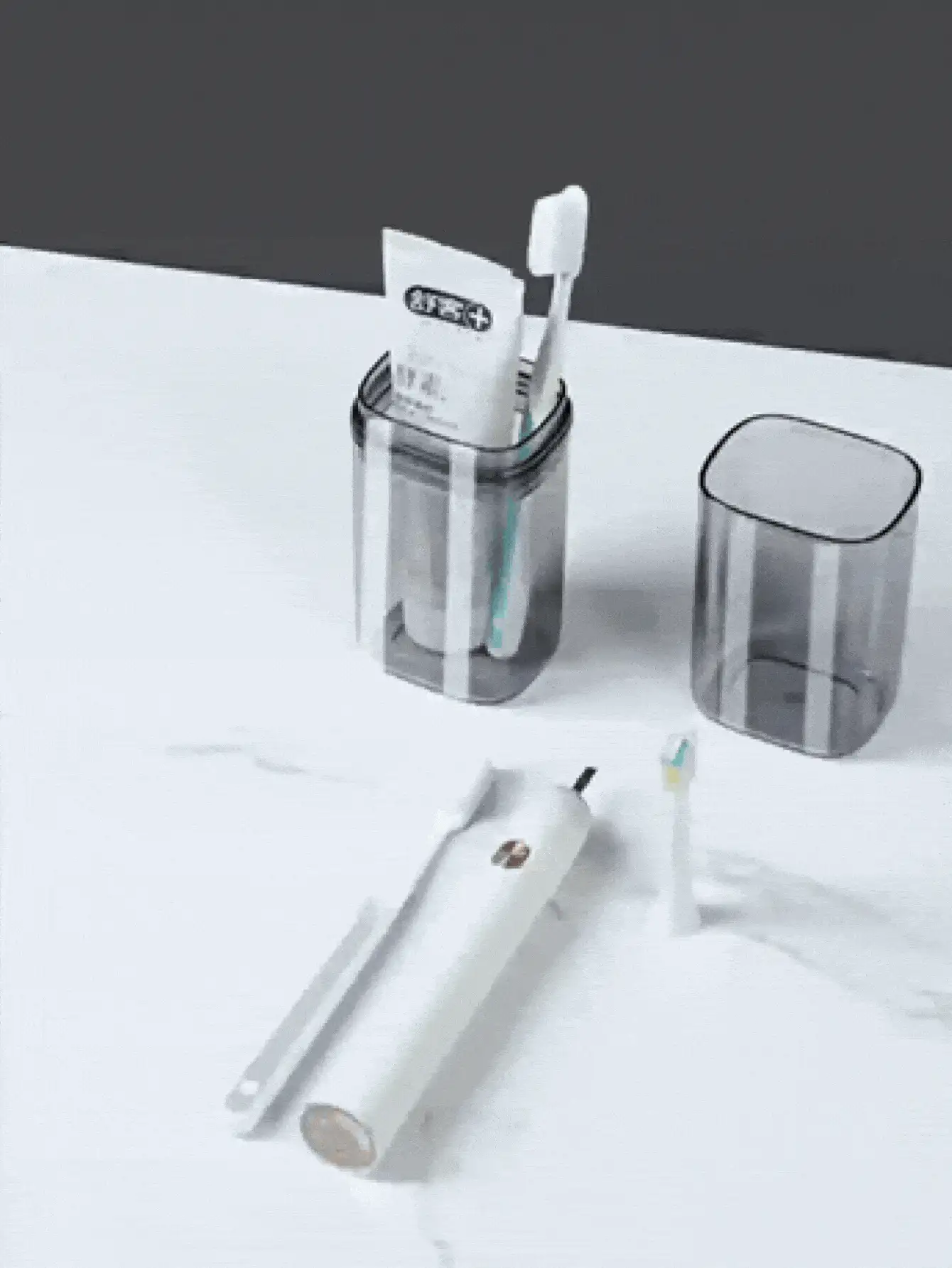 Travel Toothbrush Cup, Portable Toothbrush Storage Box, Travel Toothbrush Case, Transparent Toothpaste Box, Bathroom Rinse Cup, Business Travel, Unisex, Outdoor, Student Back To School, Travel Essentials, Vacation, Summer Holiday - Multicolor - View 3