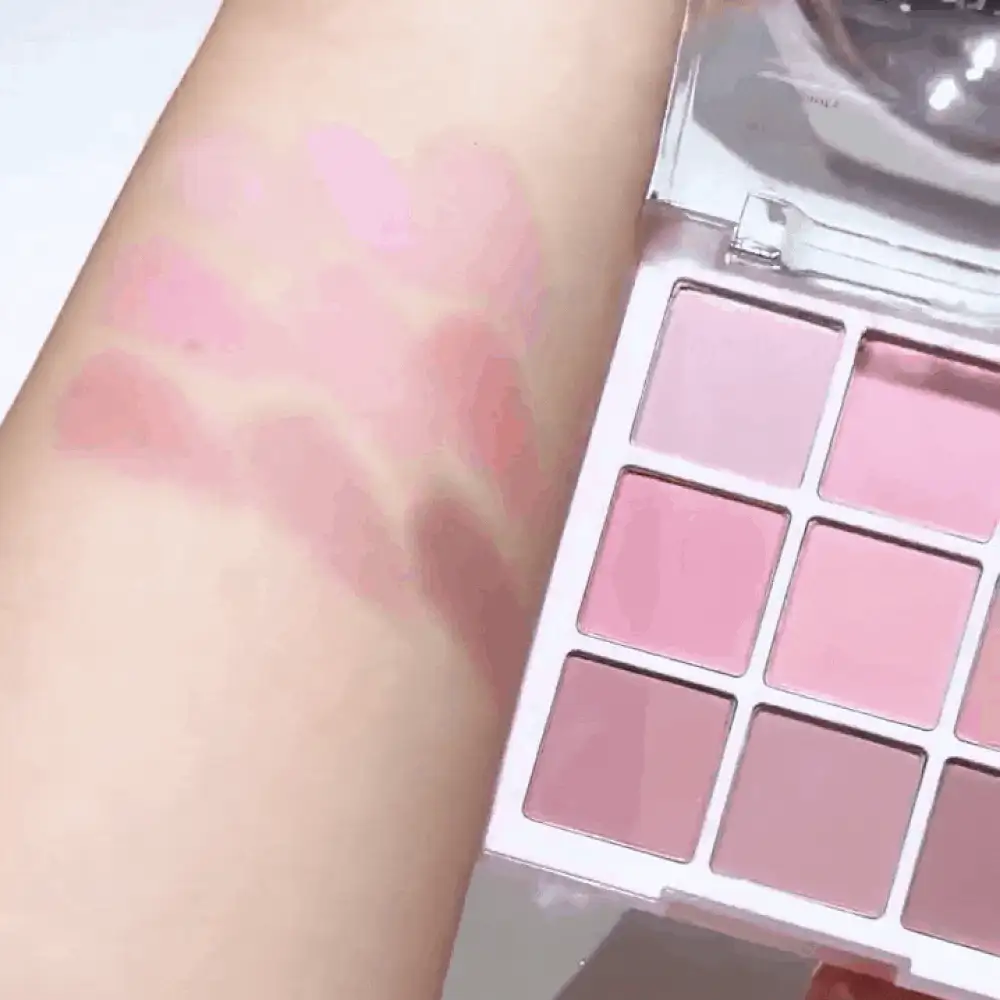 Dasique 9-Color Eyeshadow Palette, High Pigmentation, Long-Lasting, Suitable For Graduates, Birthdays, Beginner-Friendly, Smooth Application, Plant-Based Formula, Cruelty-Free, Rose Girl Charm Colors, Christmas Gift For Her, Fashion Makeup Brand, Back To School, Bridal Wedding, Summer, Valentine's Day, Vacation - #33 Milky Berry - 查看 2