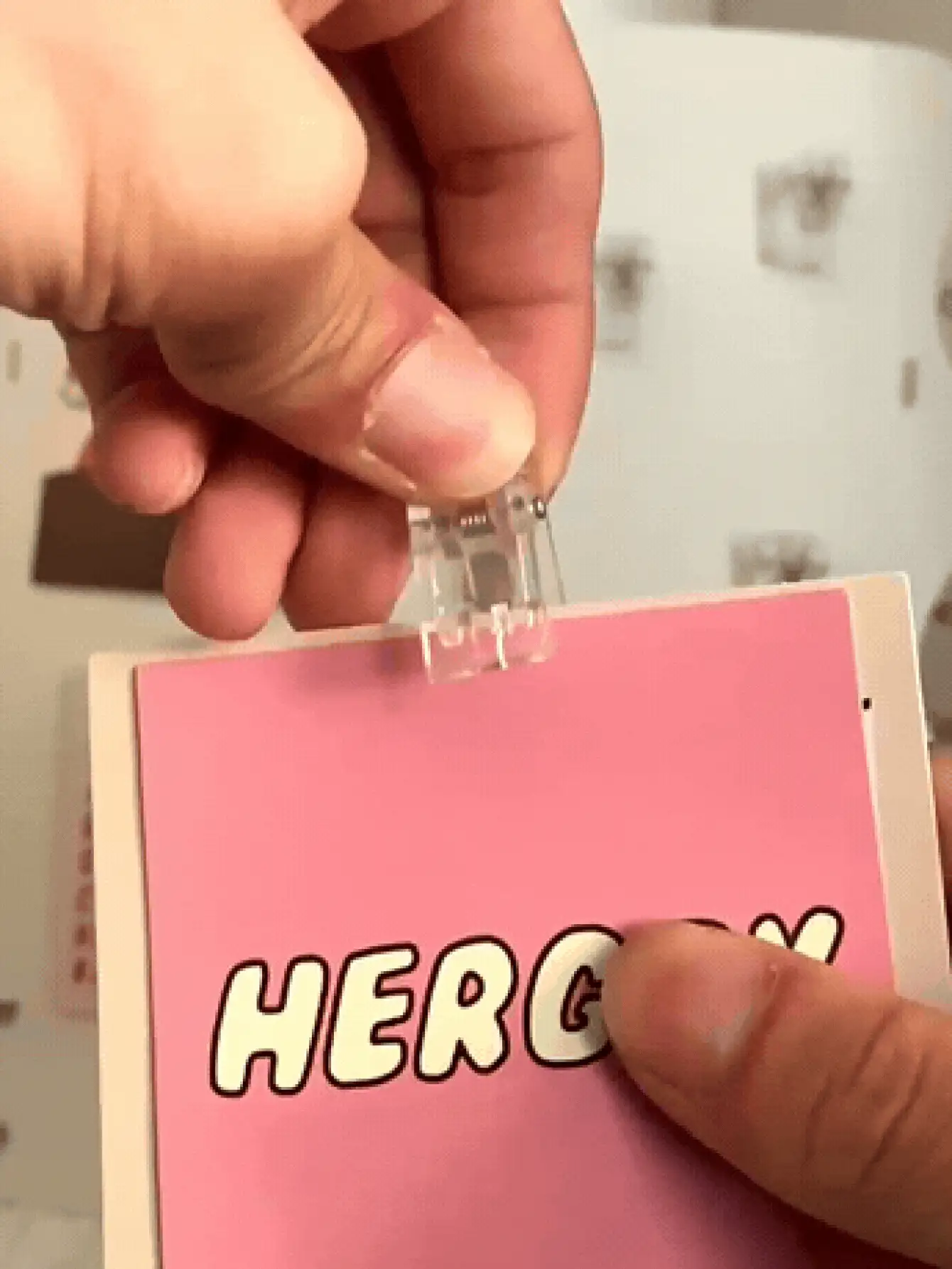 Acrylic Magnetic Clip Transparent Fridge Note Clips For Fridge Office Whiteboards Storage Cabinets Dishwashers Multipurpose Memo Clips Durable Photo Clip Sticky Notes Clip Suitable For Kitchens Bedrooms And Offices Men And Women Home Decor - Multicolor - View 3