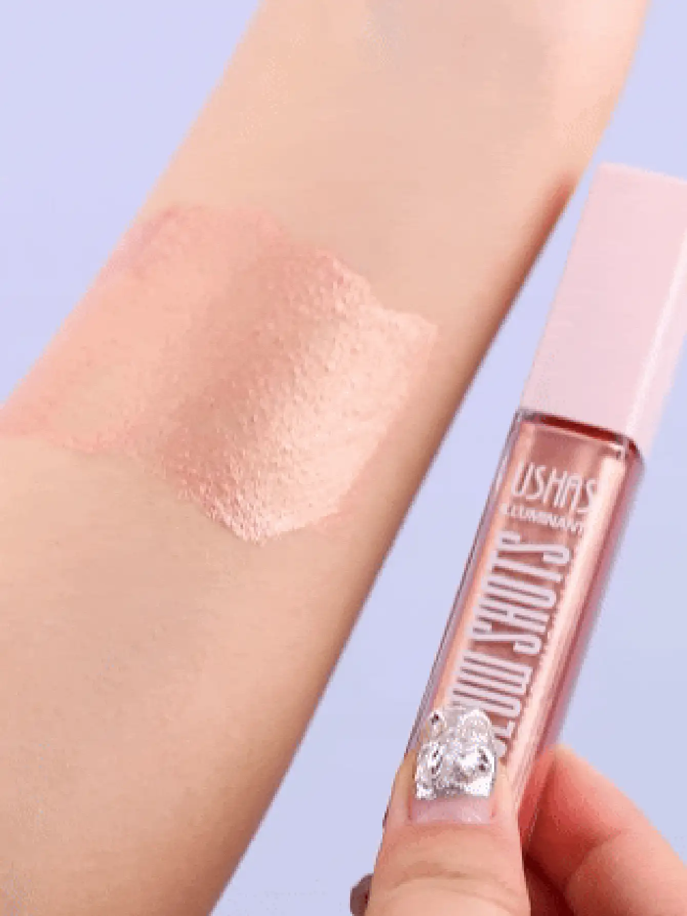 USHAS珠光高光，防水配方，提亮面部妆容，多效合一高光，持久光泽，适合所有肤质，节日和派对妆容必备 - #01 - 查看 3