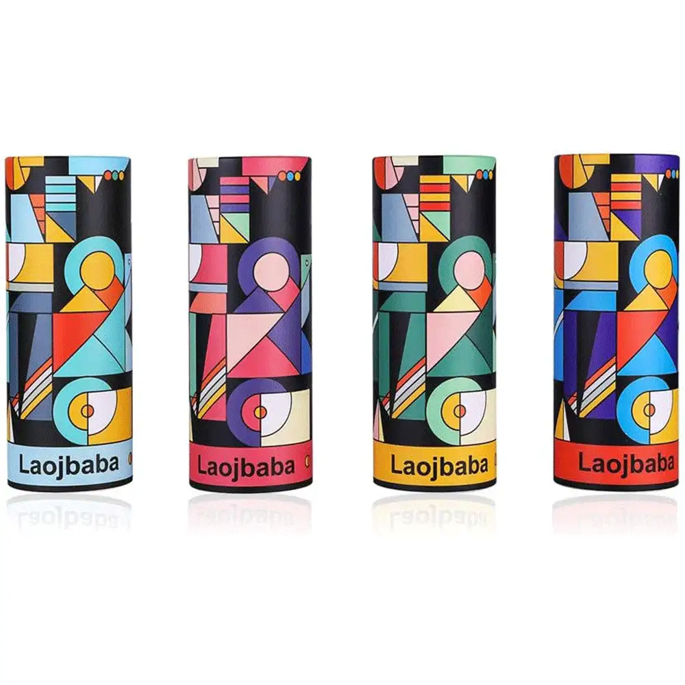 Khăn giấy dùng trên ô tô, hộp khăn giấy hình trụ, hoàn hảo cho khay đựng cốc trên xe hơi, hộp đựng khăn giấy trên xe (4 hộp/200 tờ/3 lớp), khăn giấy du lịch. - Nhiều màu - Xem 4