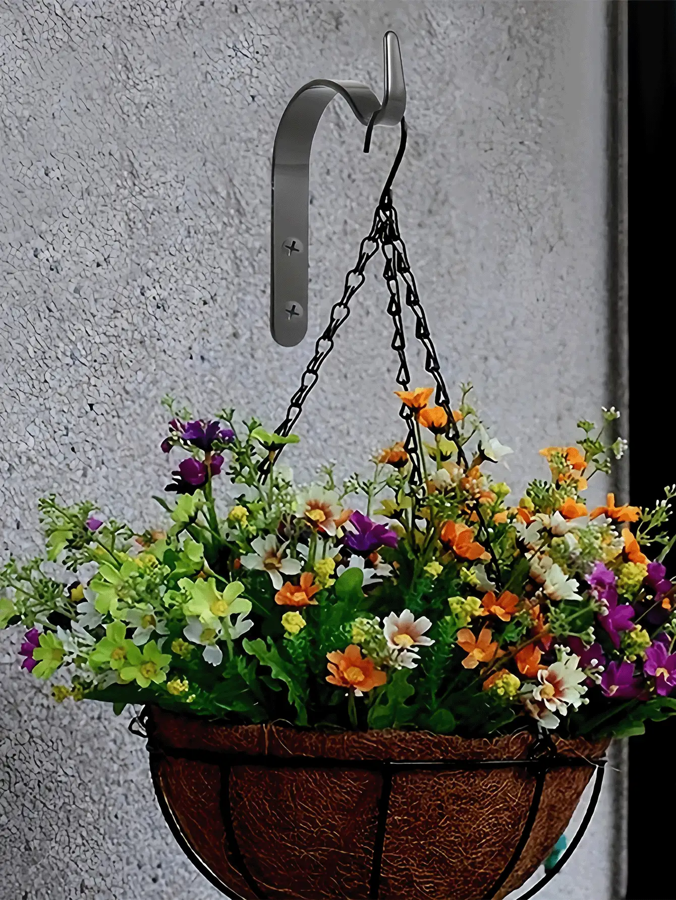 4/8pcs Iron Wall Hooks, Suitable For Hanging Plants, Baskets, Wind Chimes, Gardening Baskets, Lanterns And Clothes, Suitable For Country Style Decor. Multi-Functional Hooks Can Be Used To Hang Plants, Lanterns, Bird Feeders, Wind Chimes And Other Home Decor, Gardening Items, Easter Decorations, Etc. - Hook Up - View 3