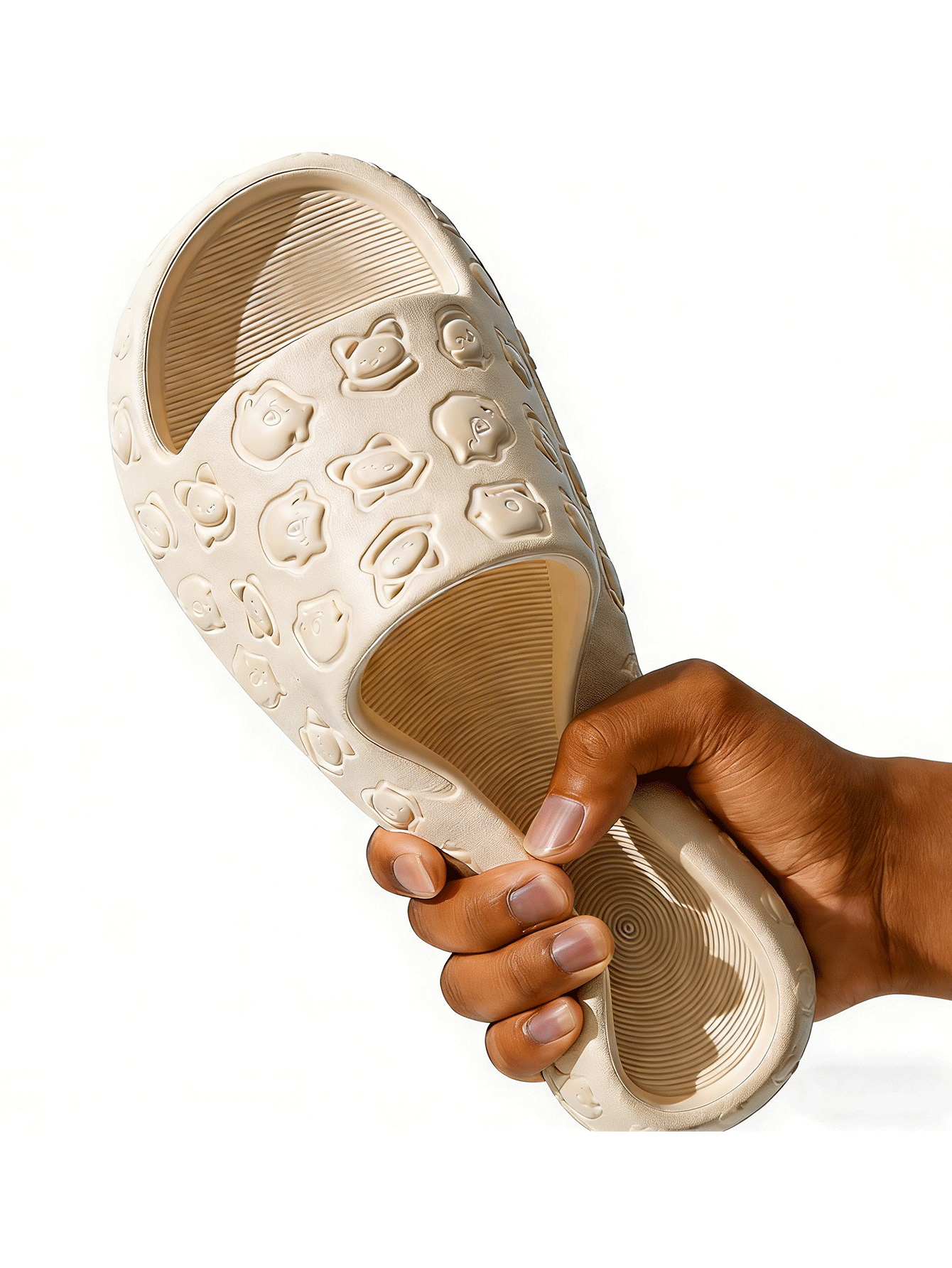 Soft Slippers Cartoon Patterns Summer Non Slip Home Shoes For Women Comfortable Designer - White - View 4