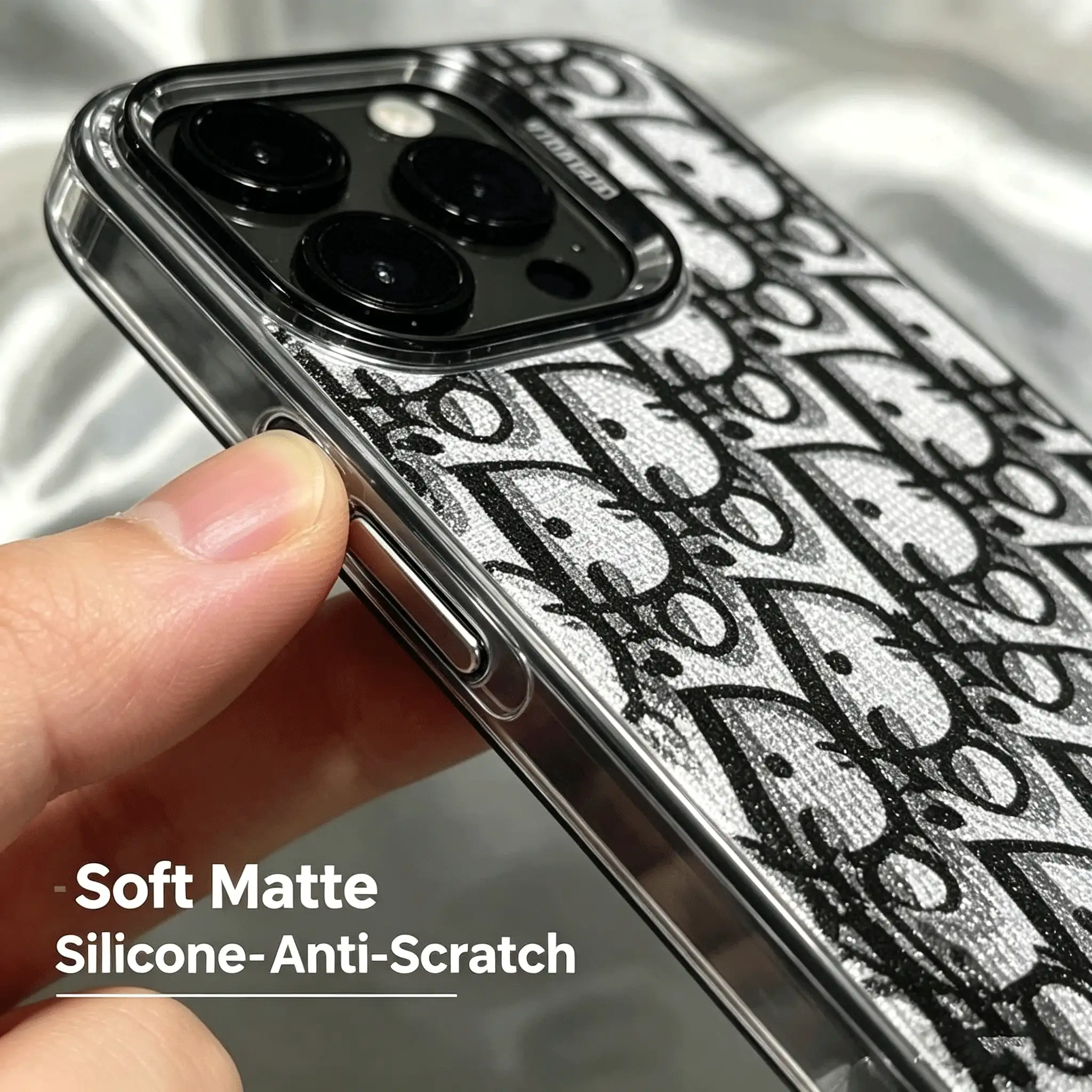 [Available In The US] Stylish And Minimalist TPU Phone Case With Cool Lettering Art Design-Shock-Absorbent, Drop-Resistant, And Durable. Compatible With IPhone 17, 16, 11, 12, 13, 14, 15, Pro, Xs, XR, 14 Plus, Pro Max, 7, 8, 6, 7+, 8+, 6+, And Xs Max. - 黑色 - 查看 5