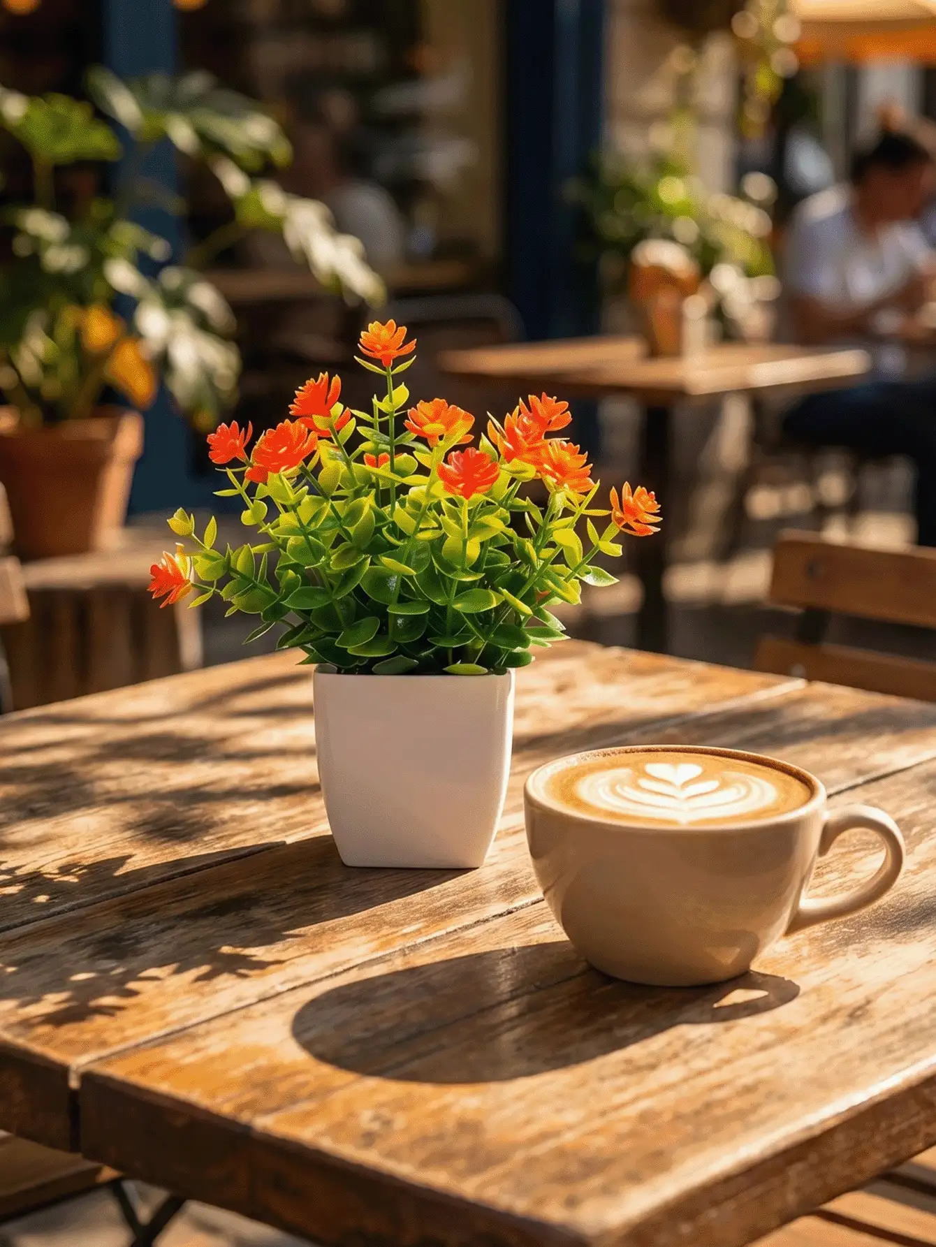 Plantas de orquídeas artificiales en maceta para interiores y exteriores, alféizares de ventanas, balcones, entradas o salas de té, decoración de bodas, hogar, dormitorio, sala de estar, dormitorio universitario, flores, plantas falsas, flores artificiales, artículos esenciales de verano para dormitorio universitario, regreso a clases - Multicolor B - Ver 3