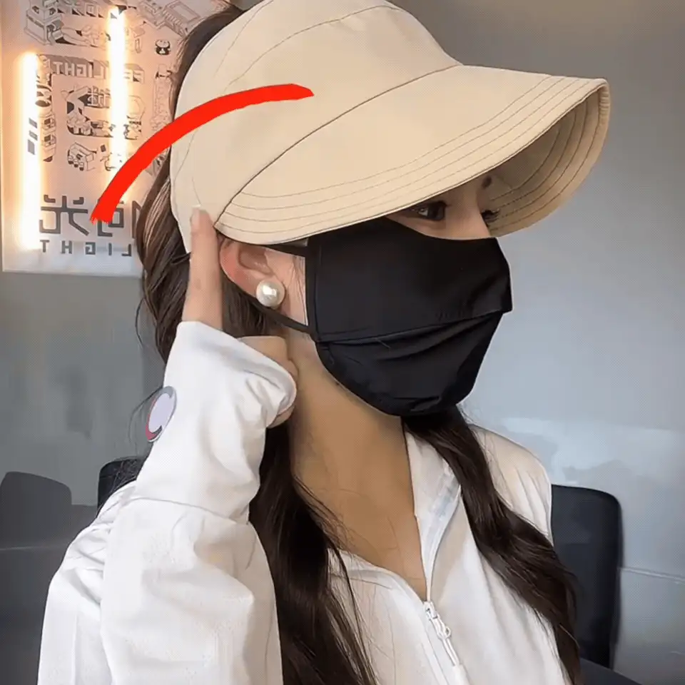 1顶女士夏季遮阳帽,新款韩版户外遮阳帽,可折叠防晒帽,女士速干棒球帽,适合海滩、旅行、高尔夫、度假;1顶情侣款纽约专属设计棒球帽,全年户外活动和散步的理想配饰 - A - 查看 3