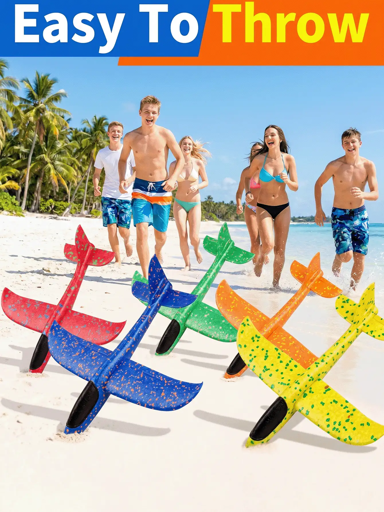 Đồ chơi máy bay lượn xốp khổng lồ - Trò chơi xoay ném và bay, bãi biển, công viên, sân sau, đồ chơi bay ngoài trời, không dùng pin, quà sinh nhật, thiết kế Nebula, đồ chơi, vật dụng tiệc, vật dụng tiệc tốt nghiệp, trang trí đám cưới, cắm trại, du thuyền, du lịch, thiết yếu cho ngày 4 tháng 7 - Nhiều màu - Xem 3
