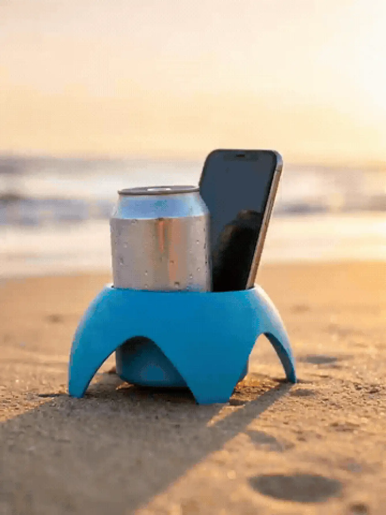 Beach Cup Holder Portable Sand Coaster For Men And Women Multifunctional Beverage Rack For Travel Home Decor Wedding Room Graduation Dorm Camping Gift Daily Outdoor Essentials Accessory Bachelorette House Party Supply - Multicolor - View 3