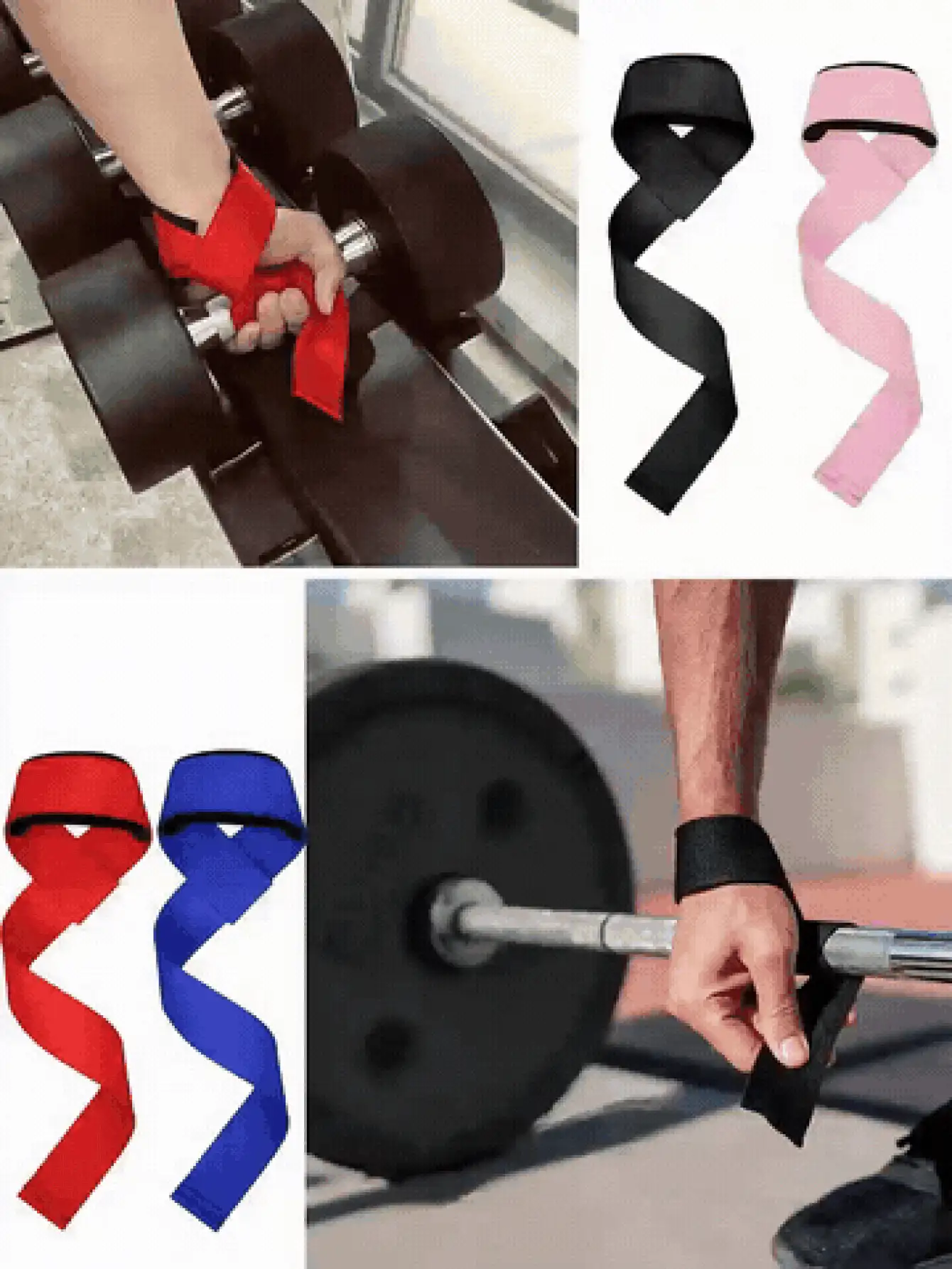 Weight Lifting Wrist Strap Dumbbell Hand Protection Band For Men And Women Lifting Strap For Workout Exerise Home Decor Wedding Room Graduation Dorm Camping Gift Daily Outdoor Essential Accessory Bachelorette House Party Supply - Multicolor - View 3
