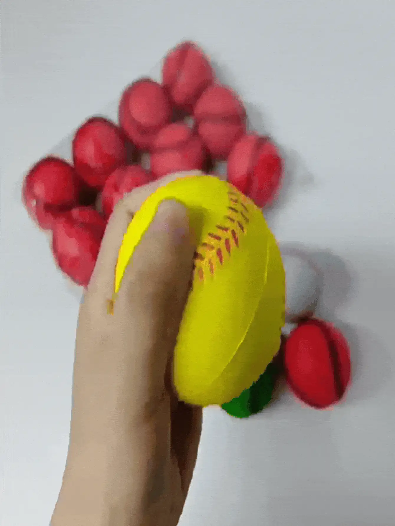 Durable Baseball For Reduced Impact Batting Thick Spongy Foam Balls For Youth Training Solid White Blank Baseball Perfect For Indoor Hitting Machine And Autograph Decor Cute Baseball Summer Workout Sports Equipment Exercise Ball Stuff - Baseball - View 3