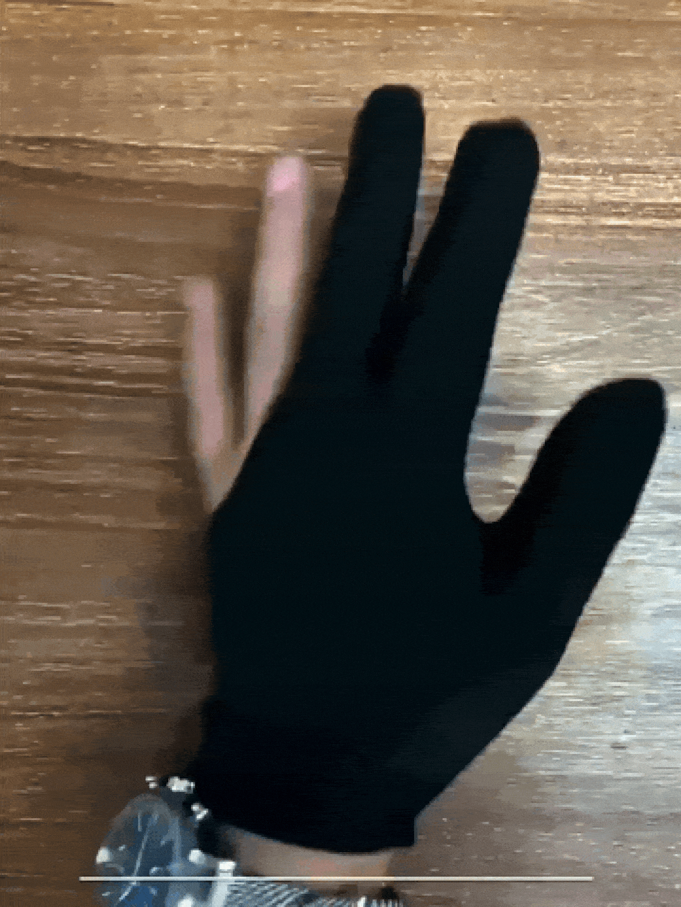 美感撞球手套 附矽膠摩擦墊 可穩固握持球桿 斯諾克球類運動手套 適合球員使用 輕量 3 指式 完美適用室內訓練、居家健身房、撞球設備、運動訓練 斯諾克套裝 運動球類手套 - 手套 - 查看 2