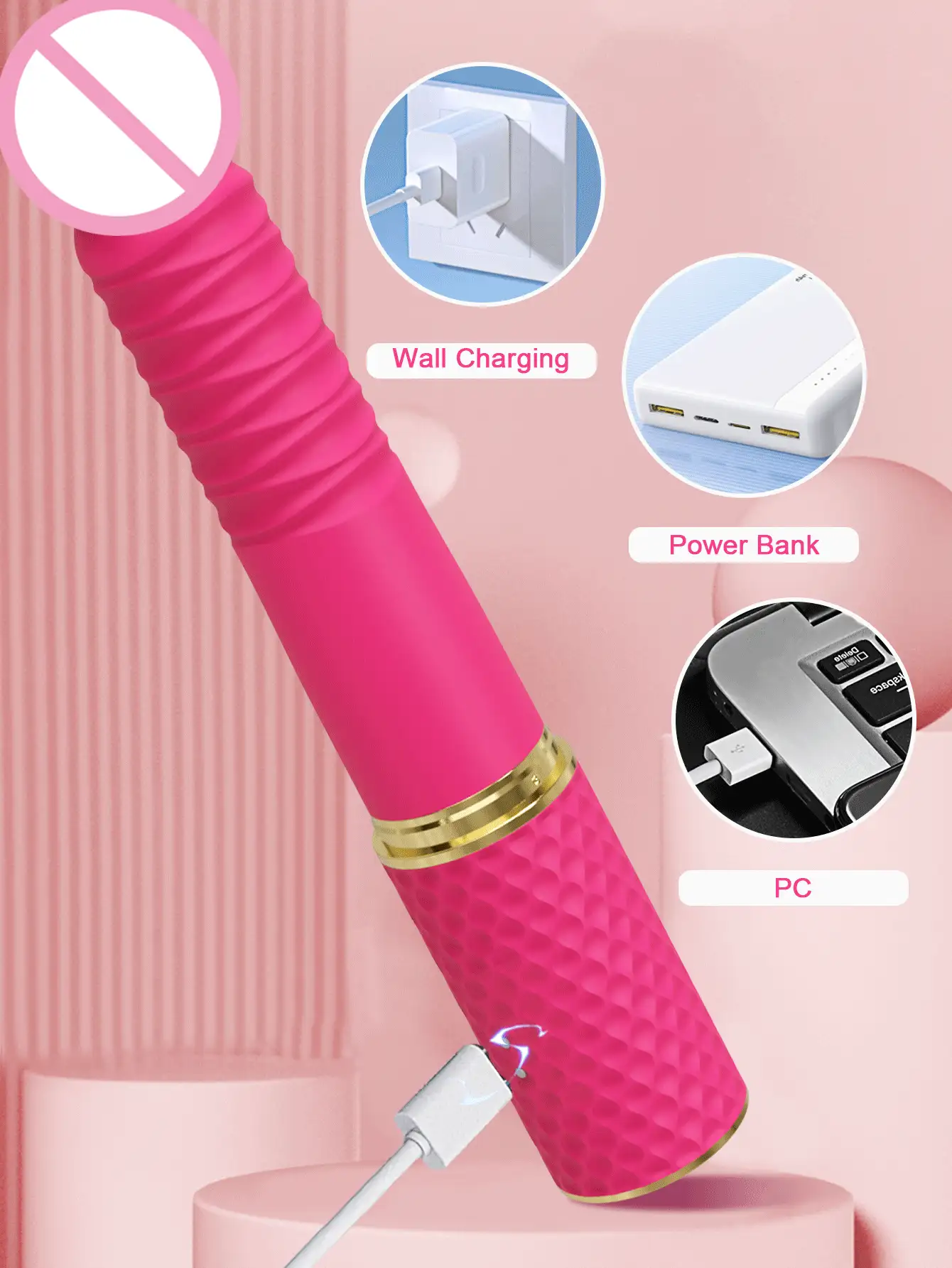 8.9 Inch Telescoping Vibrating Dildo Sex Toy, Automatic Telescoping Dildo Sex Machine, Realistic Penis G-Spot Vaginal Anal Stimulator, 10 Modes, With Handle And Suction Cup, Prostate Massager, Adult Sex Toy Game, Suitable For Women And Men - Red - View 10