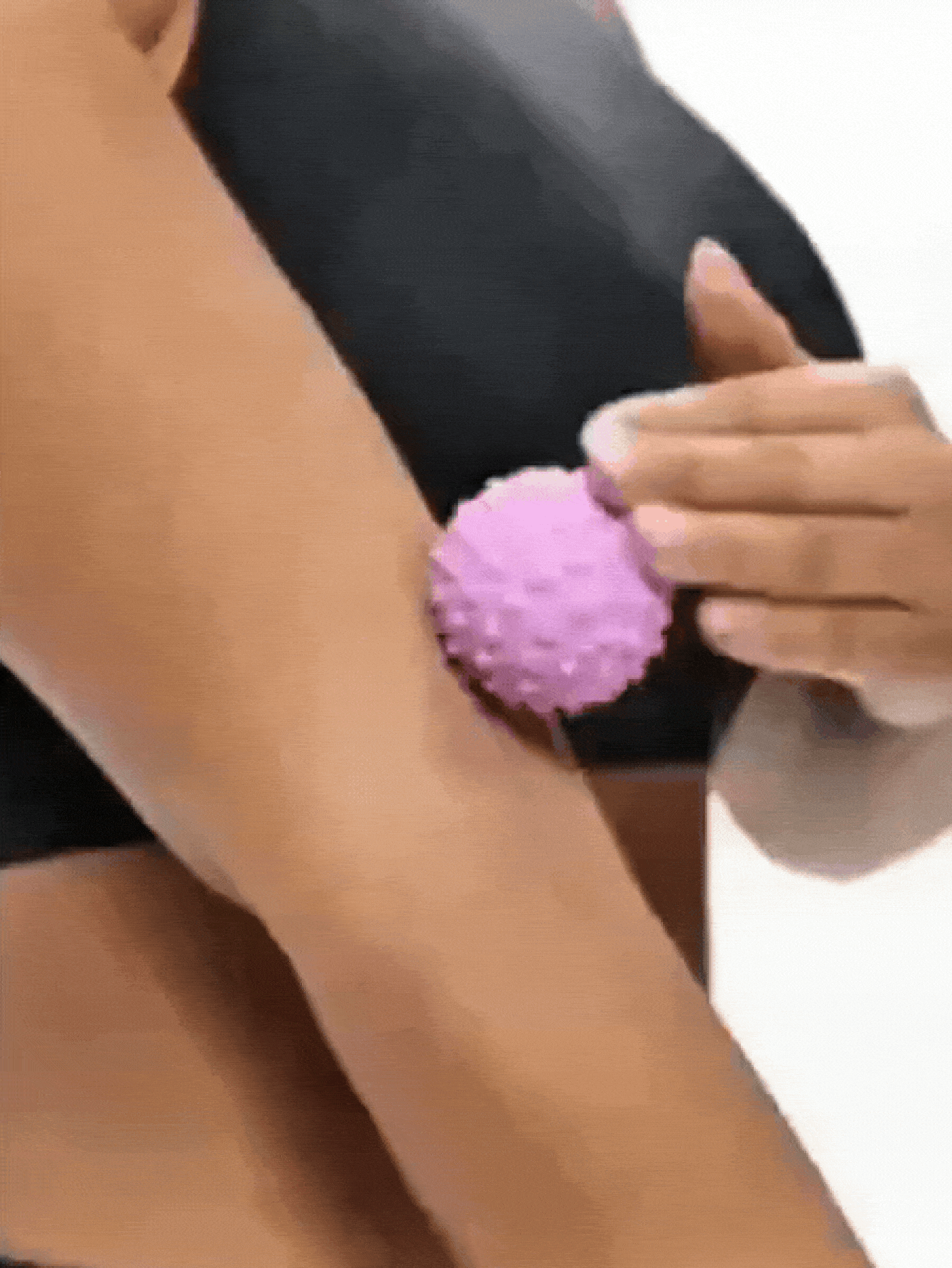 1pc Fascia Massage Ball, Portable Travel Fitness Yoga Accessory, Suitable For Summer Warm-Up, Relieving Foot, Back, Hand Muscle Tension And Discomfort - Popular Items - View 4