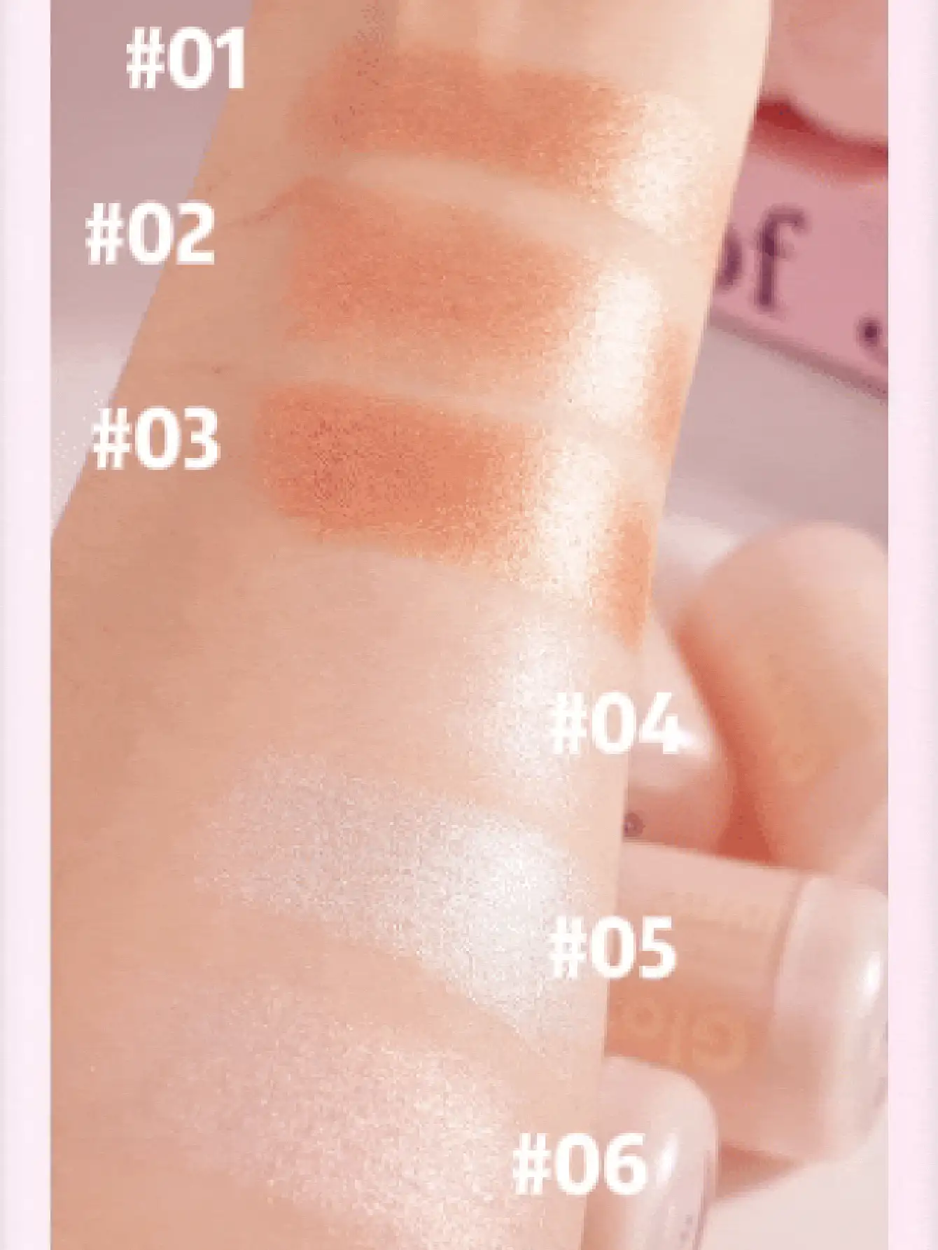 USHAS Shiny Glowing Highlighter Stick, Highlighter Pen Tahan Lama, Illuminator Wajah Tahan Air dan Tidak Menggumpal, Cocok untuk Tulang Pipi, Hidung, dan Bibir Atas, Stik Makeup Krim Portabel, Cocok untuk Makeup Sehari-hari, Pesta, Perjalanan, Cocok untuk Semua Warna Kulit - #03 Kilauan Perunggu - View 3