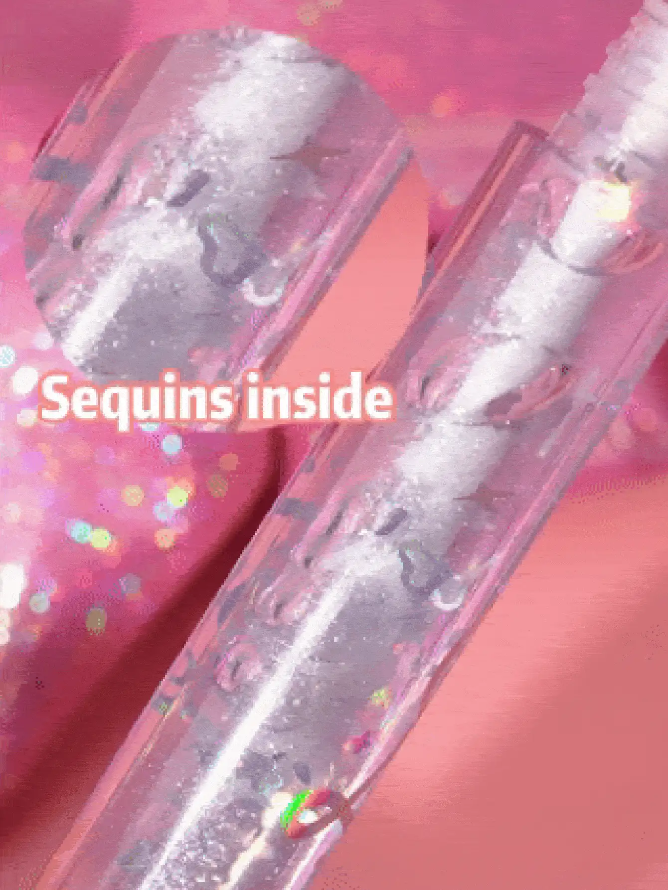 USHAS Aceite de Labios con Perlas Brillantes, Aceite de Labios Hidratante No Pegajoso con Brillo Voluminizador y Micro-Brillo, Textura de Gelatina de Cristal, Se Puede Usar Solo o Capas Sobre el Lápiz Labial, Adecuado para el Maquillaje Diario de la Mujer como Regalo - #04 Rosa Brillante - Ver 3