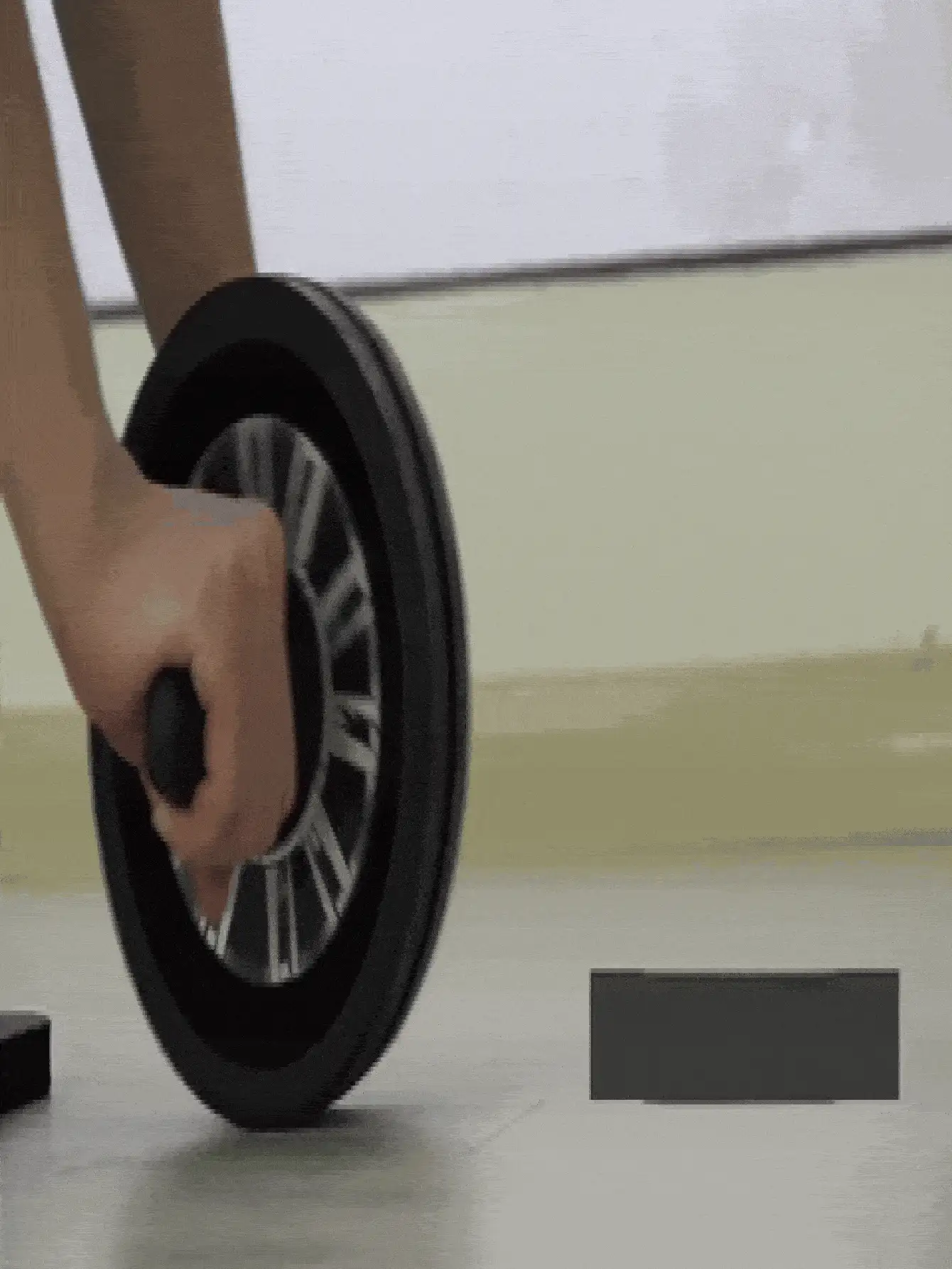 Roda Penggulung Perut Ergonomis Serbaguna dengan Pegangan Lembut untuk Mencegah Kelelahan Tangan, Peralatan Latihan Lantai untuk Binaragawan, Roda Penggulung Perut Tebal Tanpa Suara untuk Ruang Keluarga, Peralatan Gym Rutin untuk Wanita, Latihan Kebugaran, Olahraga - Roda perut - View 3
