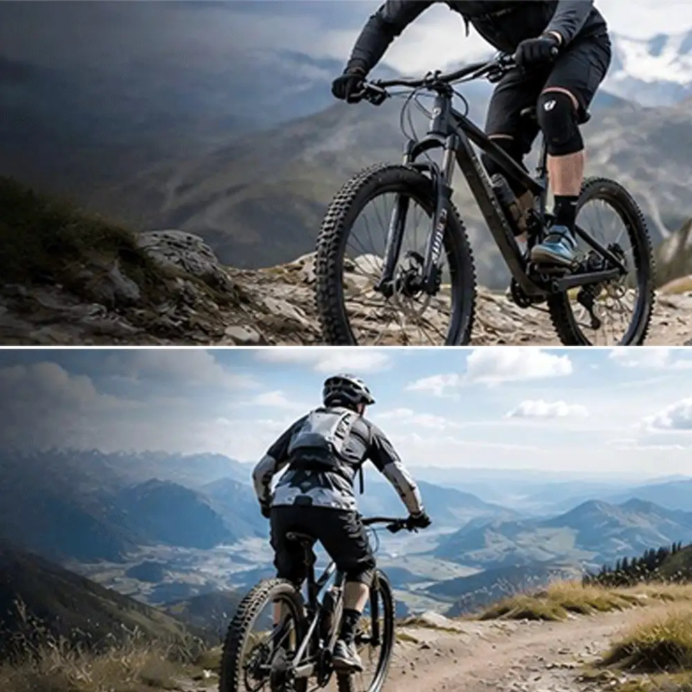 Guía de cadena para bicicleta de montaña, guía de cadena de disco único con engranaje positivo y negativo, accesorio de bicicleta con desviador delantero anti-caída de cadena, accesorio de modificación de protección y estabilización de cadena para ciclismo todoterreno - Multicolor - Ver 3