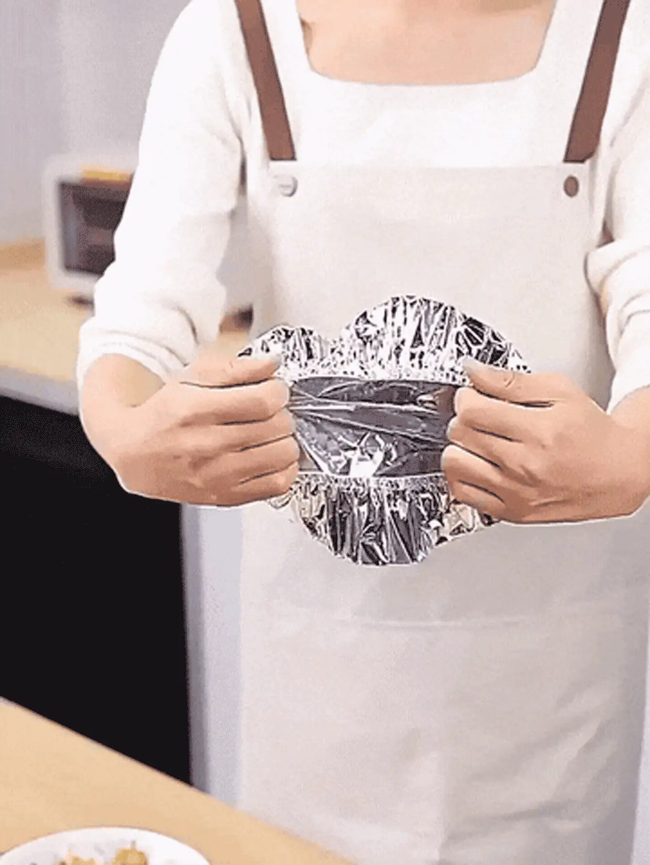 50/30/10pcs Reusable Aluminum Foil Elastic Food Covers - Refrigerator Food Covers, Aluminum Foil Food Covers, Kitchen Food Preservation Covers, Suitable For Bowls, Plates, Tableware, Heat Retention, Freshness Preservation, Dust-Proof - Silver - View 6