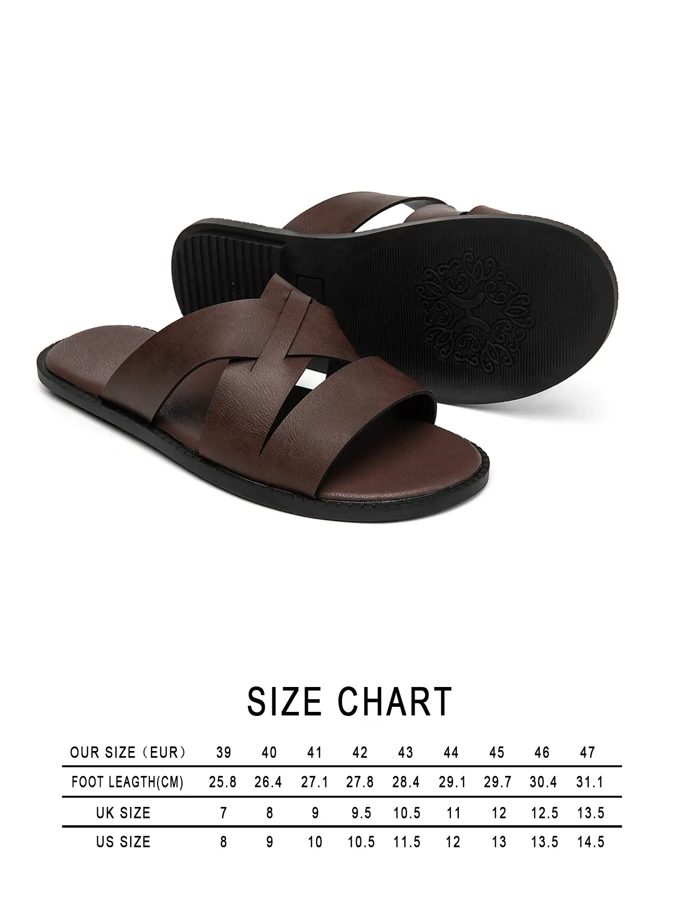 2026 Beach Party Slippers Men's Summer New Casual Fashion Sandals - Brown - View 3