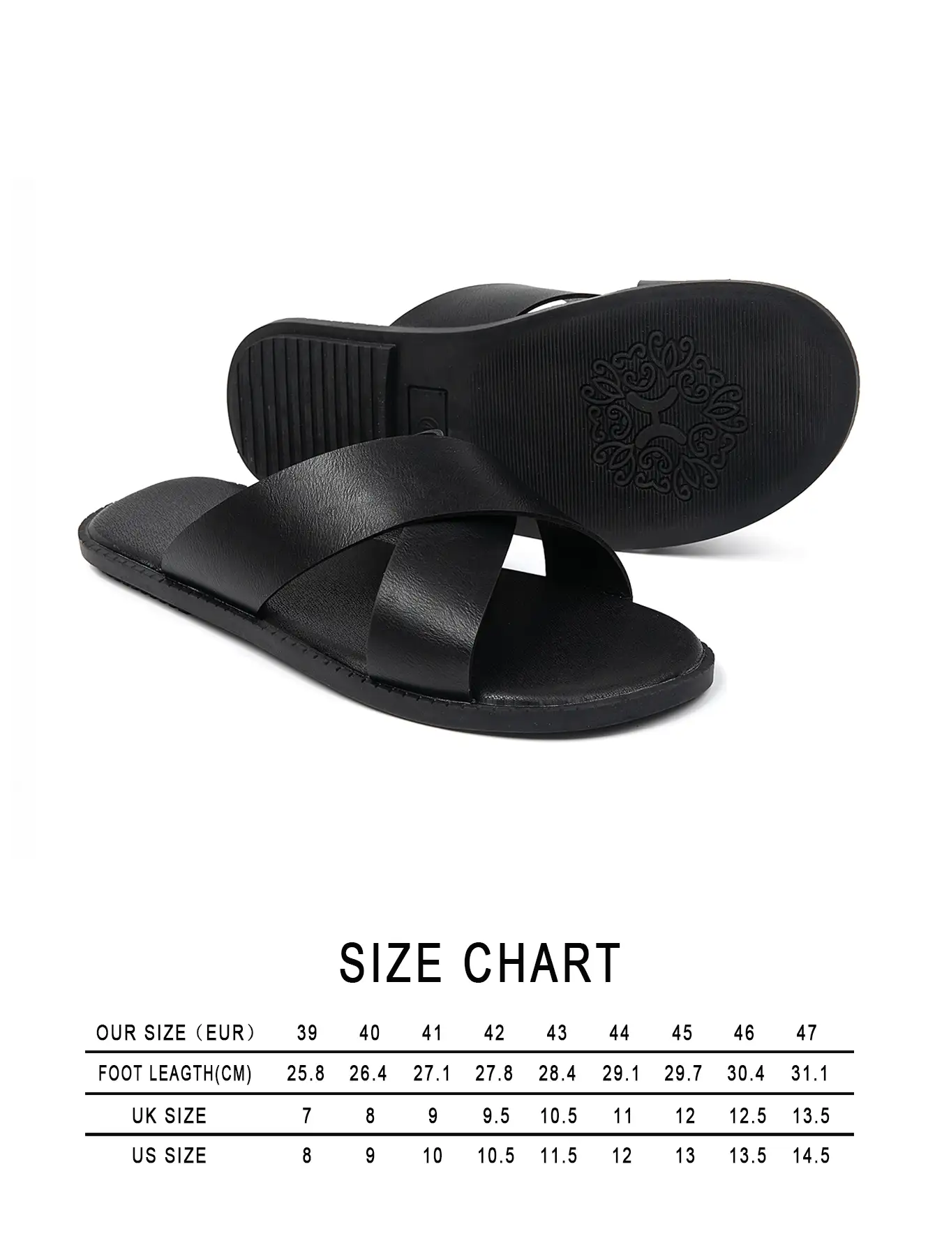 2026 Beach Party Slides Men's Summer New Casual Fashion Sandals - Black - View 3