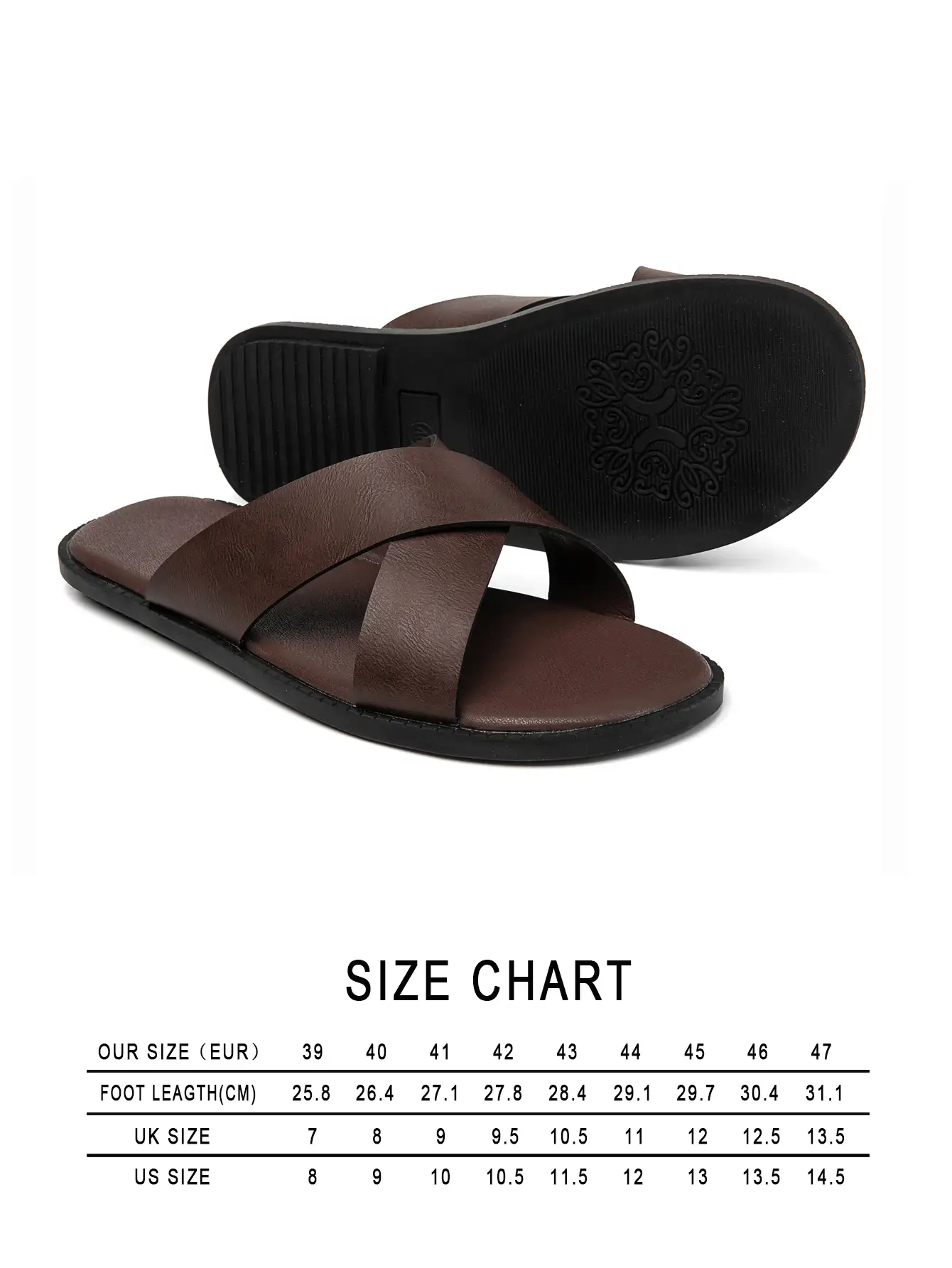 2026 Beach Party Slippers Men's Summer New Casual Fashion Sandals - Brown - View 3