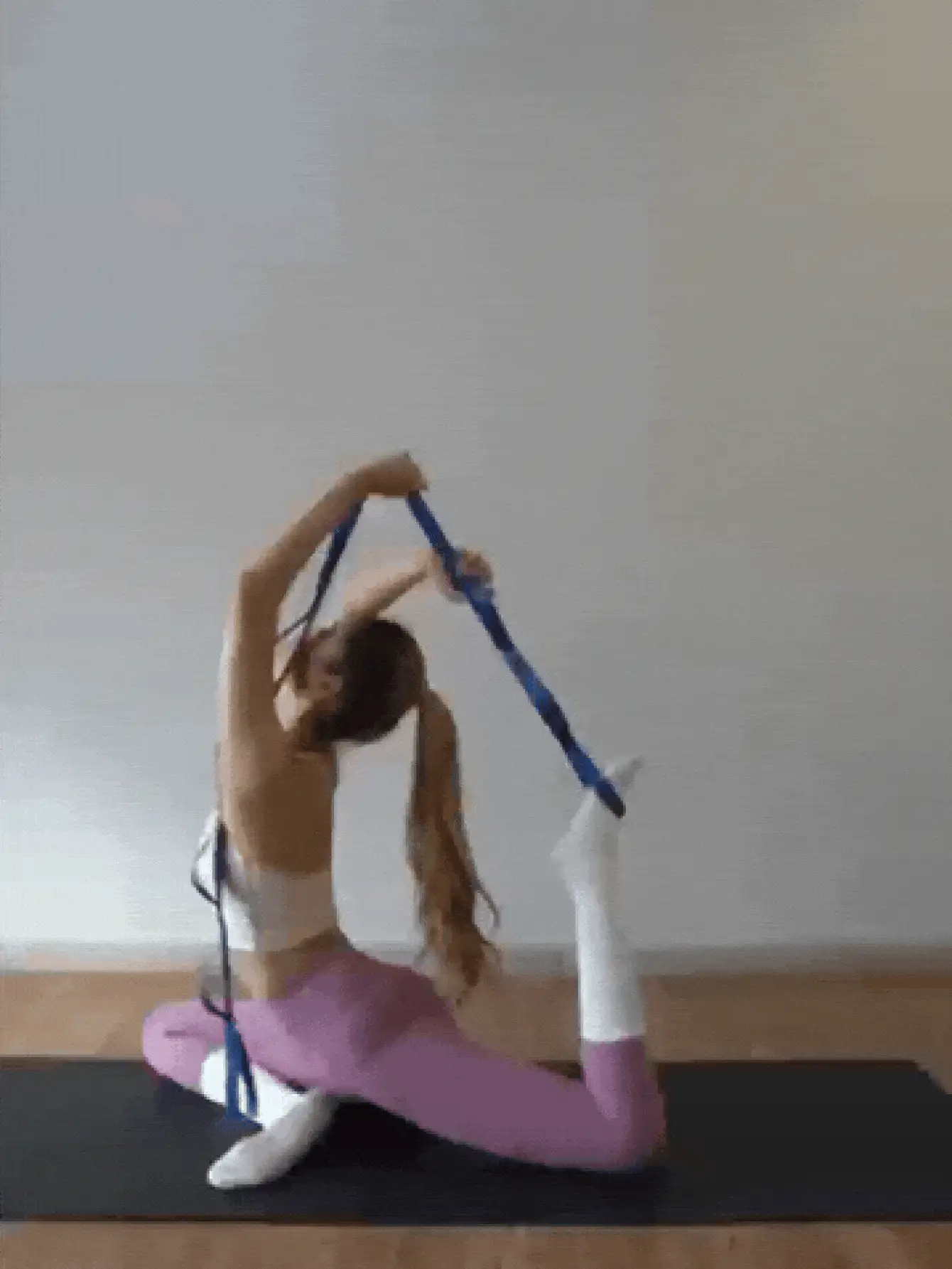 Non-Elastic Stretching Strap Stretch Resistance Band Butt Lift Stretch Bands For Women Gym Enthusiasts For Yoga Ballet Pilates Gymnastics And Dance Workout Stuff Exercise Workout Gym Home Equipment For Women Sport Workout Essentials Accessories - Multicolor - View 3