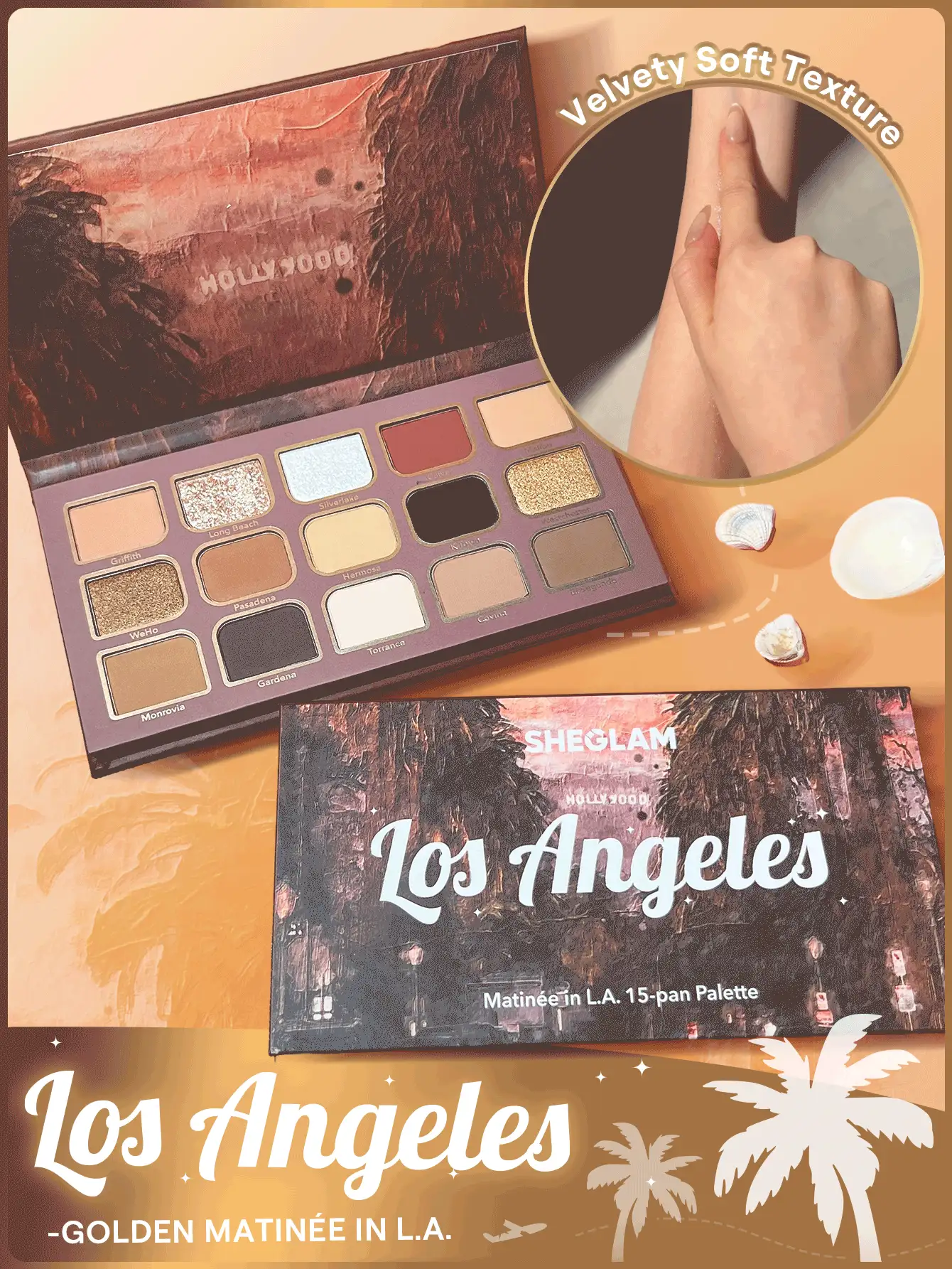 SHEGLAM [2Pcs] Brown Tone Eye Essentials Bundle Set - On Foot+Matinée in L.A. - View 3