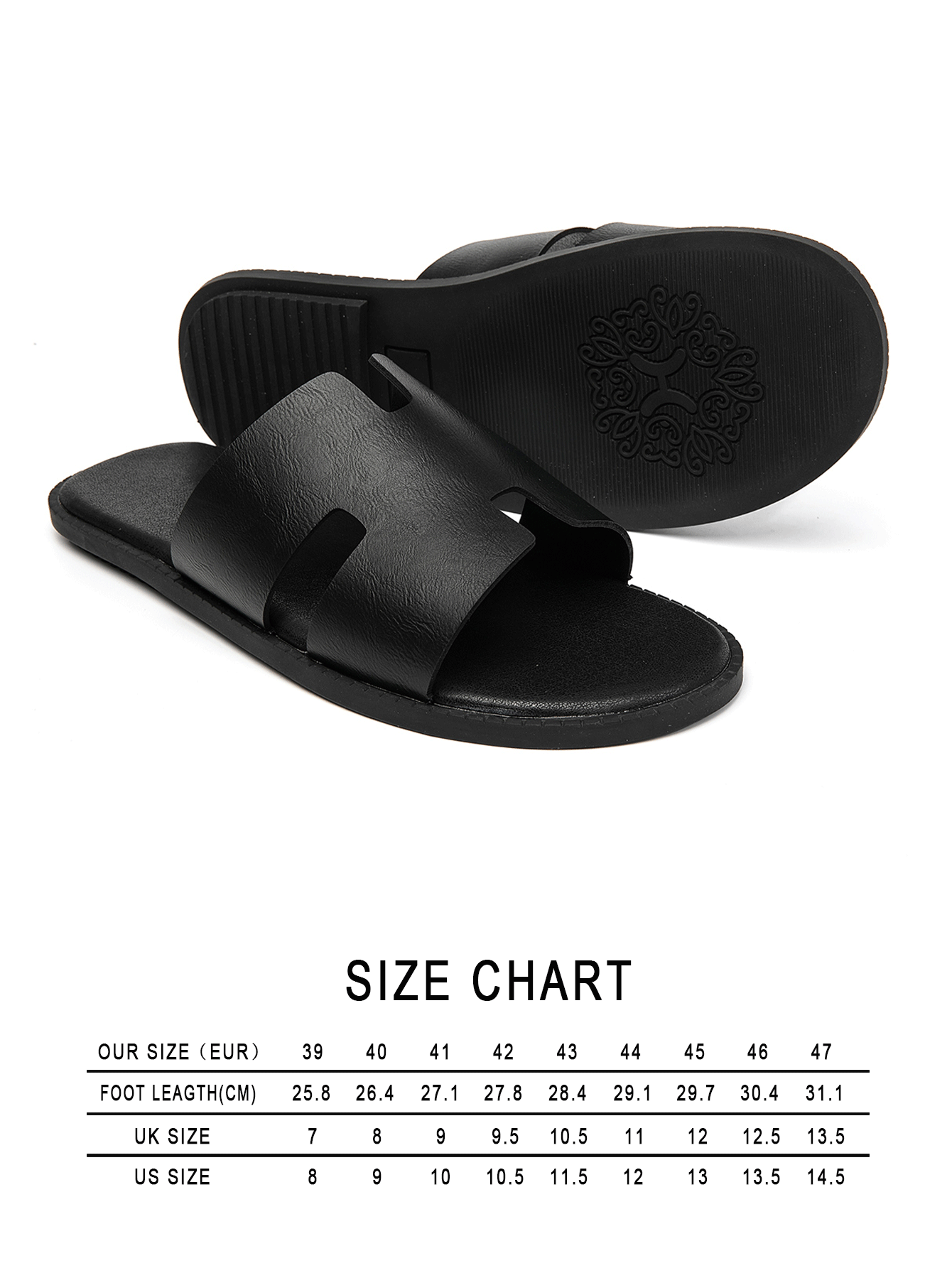 2026 New Casual Men's Open Toe Slides, Fashion Business Soft Sole Sandals - Black - View 2