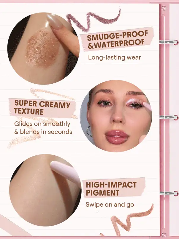SHEGLAM [2Pcs] Creamsicle Set Stik Eyeshadow Contour Dan Highlight Merek Kecantikan Kosmetik Makeup Untuk Wanita Dan Anak Perempuan - Smolder+Arena Es - View 5