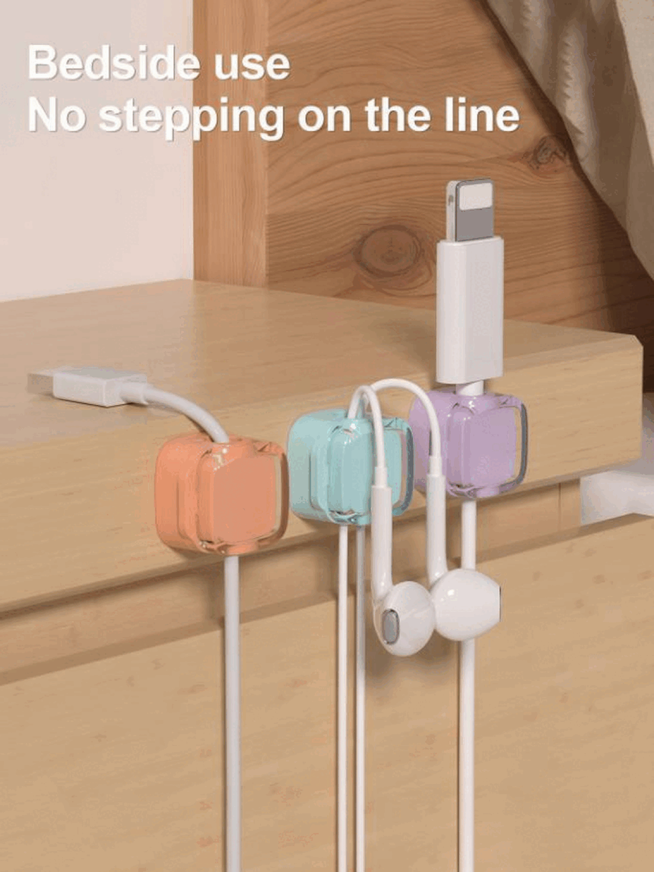 Handy Magnetic Cable Clips With Easy Open Clear Cord Holder For Home School Office Firm Desk Cable Management To Hold Usb Adhesive Wire Holder Room Decor Bedroom Kitchen Storage Organizer Car Accessories Back To School Dormitory Essentials - Multicolor - View 2