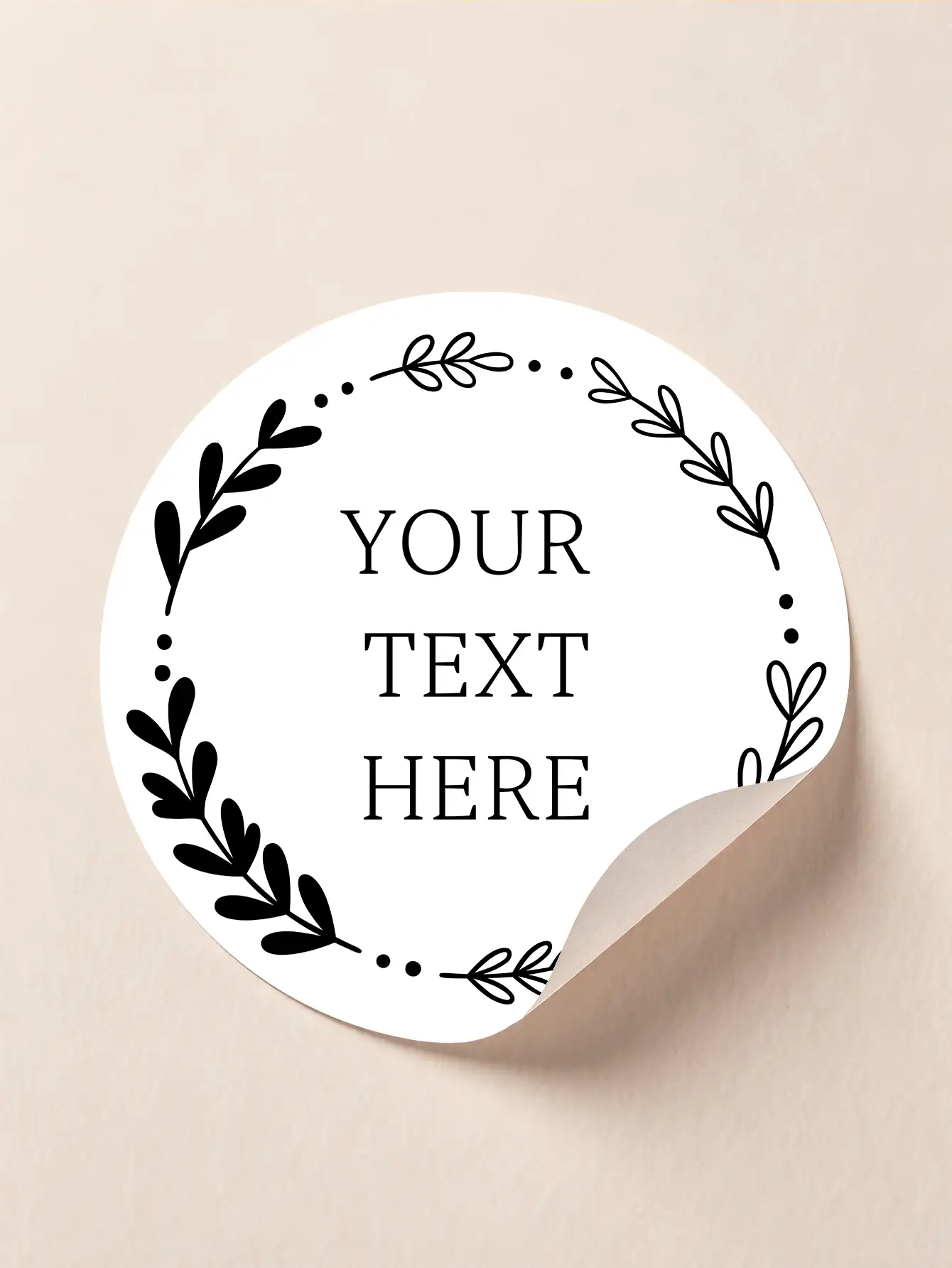 1.6 Pulgadas 100 Piezas Pegatinas Personalizadas para Bodas, Pegatinas Redondas Personalizadas, Patrones Florales en 12 Colores, Pegatinas Hechas a Mano, Pegatinas de Negocios, Pegatinas de Recuerdos de Boda, Pegatinas de Nombres, Navidad - Floral - Ver 2