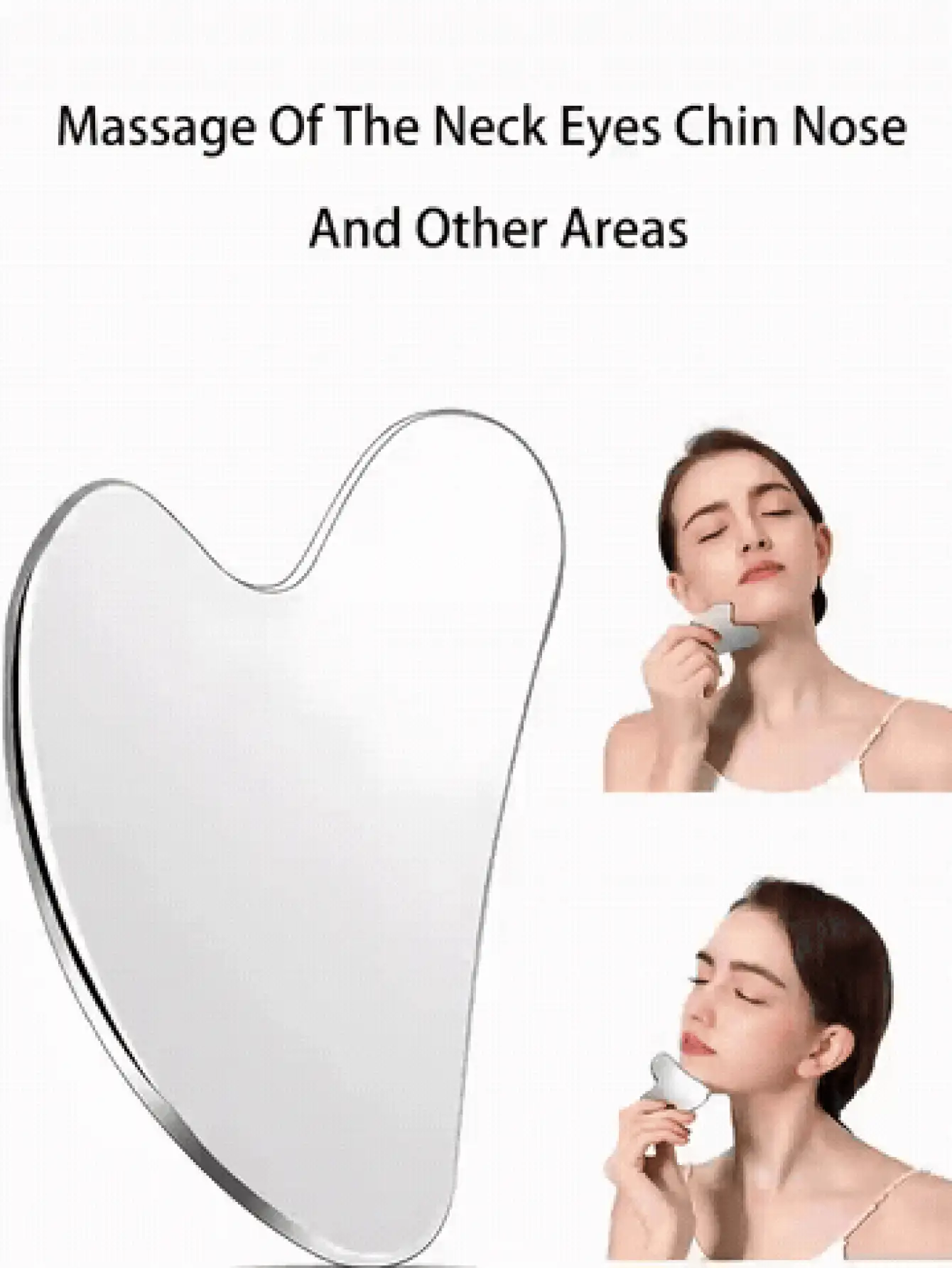 Portable Gua Sha Board Heart Shaped Massager For Men And Women Washable Massage Tool For Travel Fall Home Decor Wedding Room Dorm Camping Birthday Gift Travel Daily Outdoor Back To School Essential Accessory - Multicolor - View 3