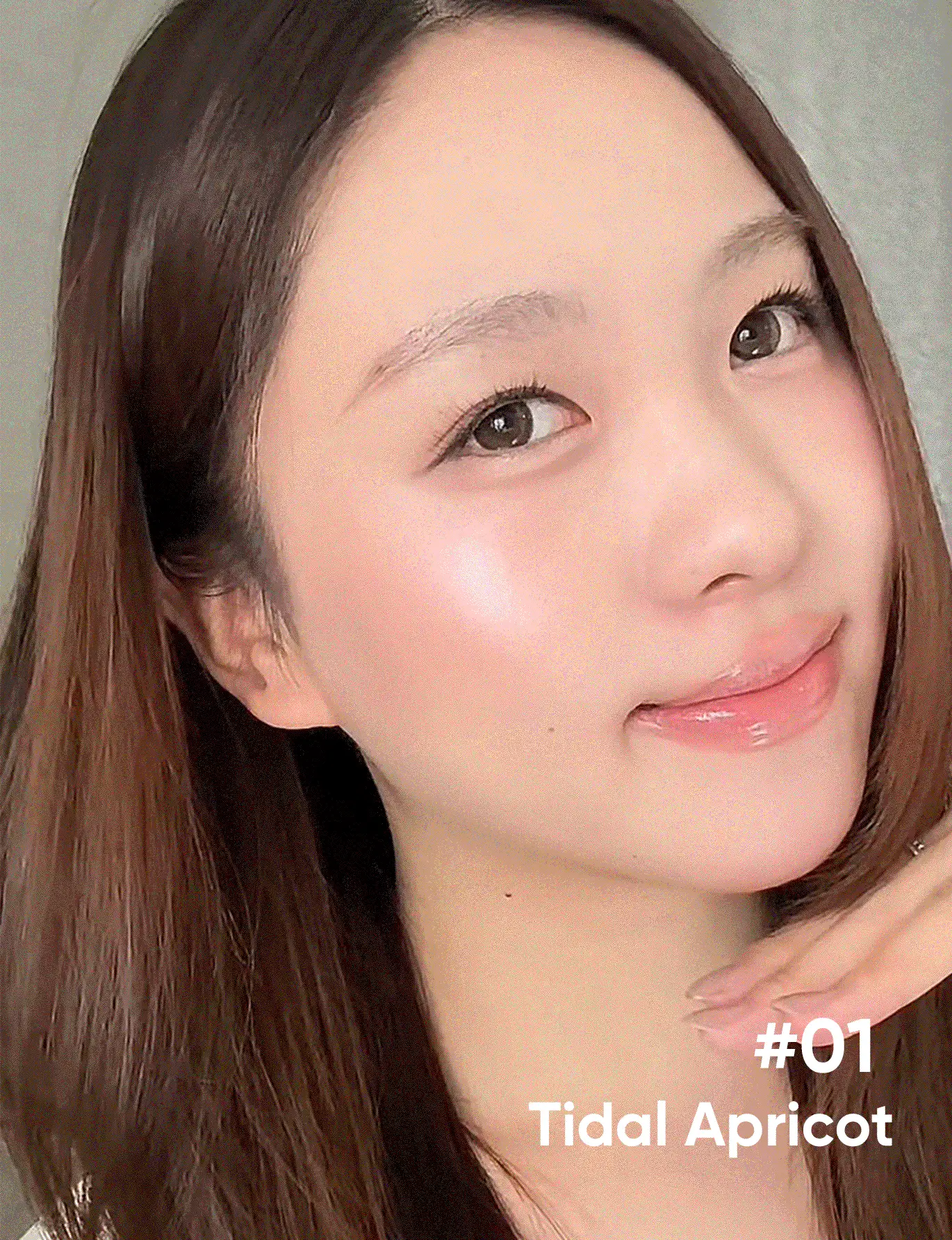 JUDYDOLL 水润缎光腮红,双色腮红,透明透亮妆效,打造自然光泽妆容 - #01 Tidal Apricot - 查看 2