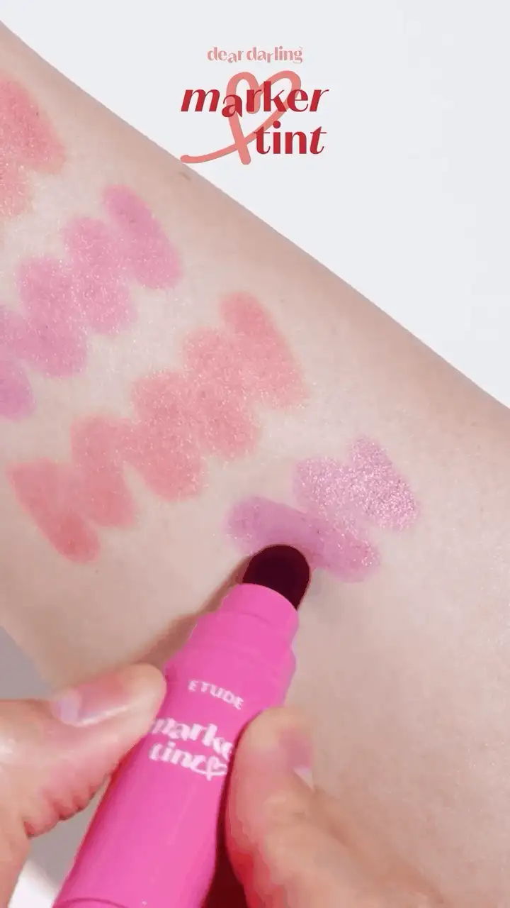 ETUDE Love Mark Matte Lip Liner, Smudge-Proof Waterproof, Creamy Texture, Suitable For Lip Contouring And Lip Shaping, Daily Essential - #05 Pink Tangerine - View 3
