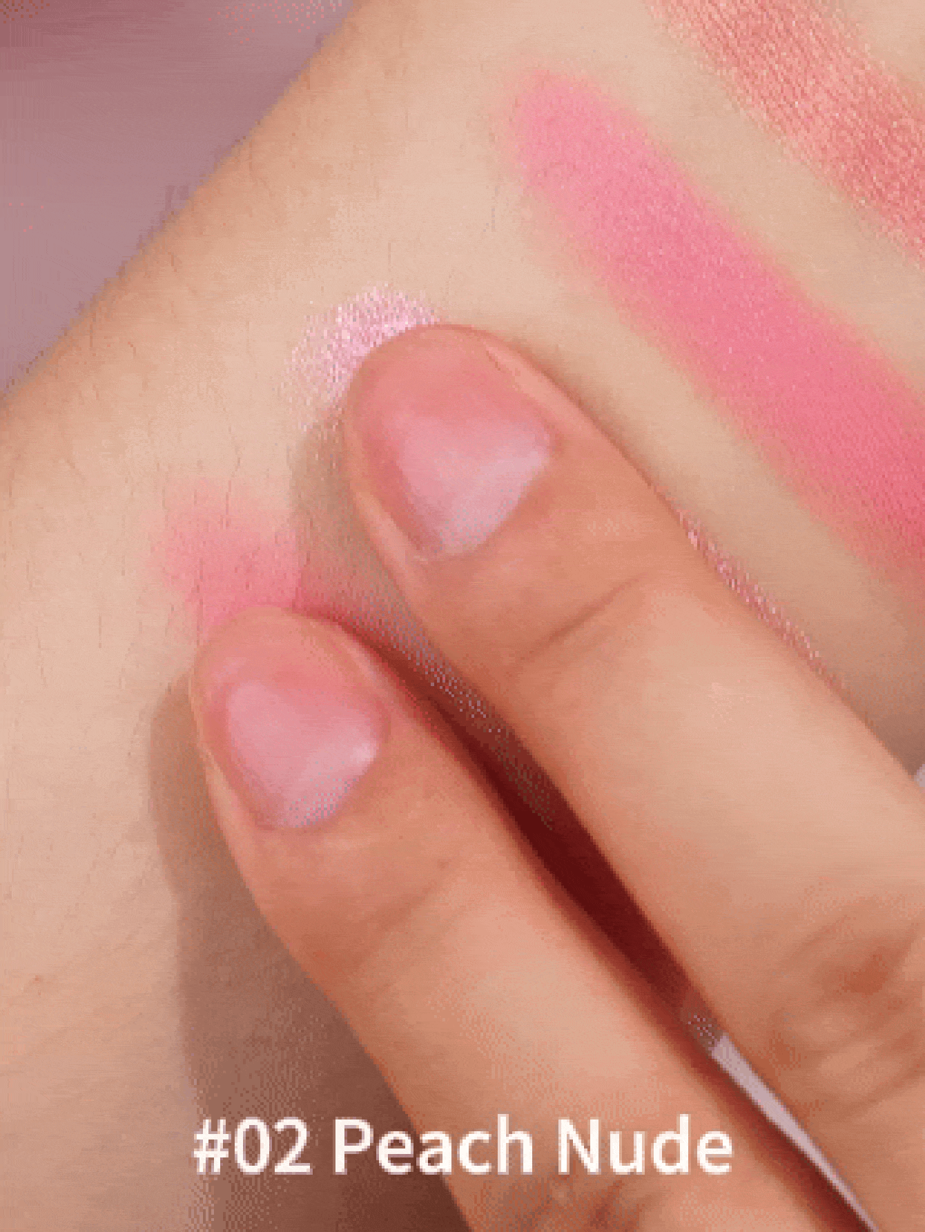 USHAS Perfect Touch 二合一腮紅與高光，心形亮片乳霜腮紅，自然玫瑰色頰彩，持久易暈染，臉部光澤高光，可愛便攜彩妝盤，適合日常與派對使用 - #02 Soft Peach Pink Series - 查看 2