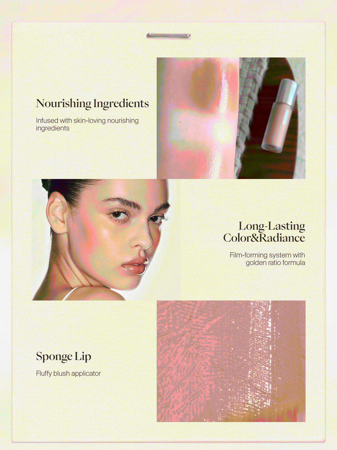 JOOCYEE Egg Skin Liquid Blush, Soft Tint, Blends Seamlessly, Precise Application, Creates Radiant Makeup Look - #L05 Sweet Apricot - View 2